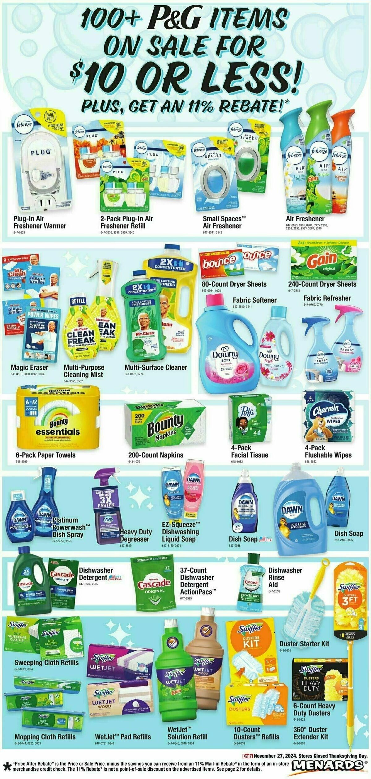 Menards Home Essentials Weekly Ad from November 13