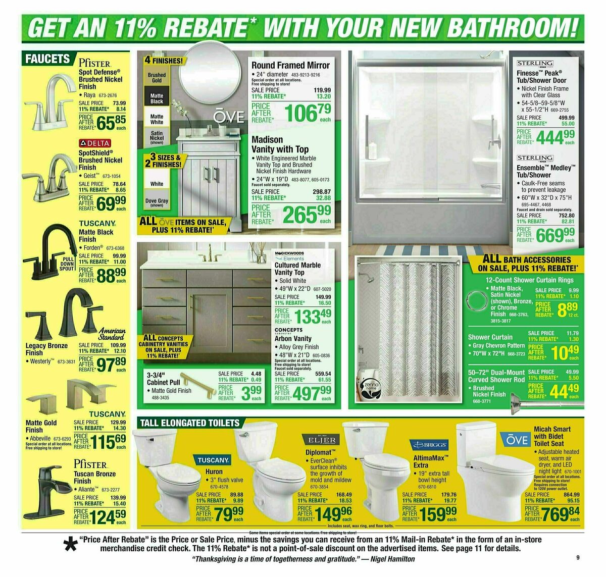 Menards Weekly Ad from November 20