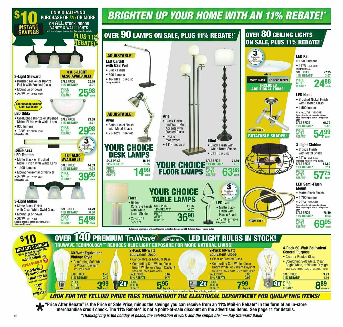 Menards Weekly Ad from November 20