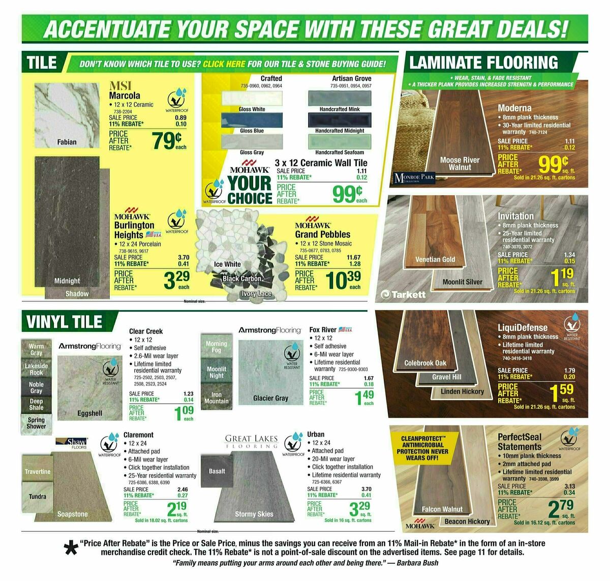 Menards Weekly Ad from November 20