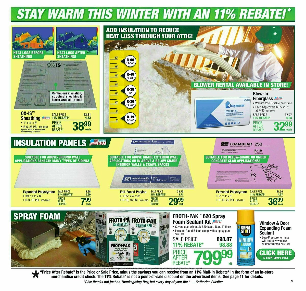 Menards Weekly Ad from November 20