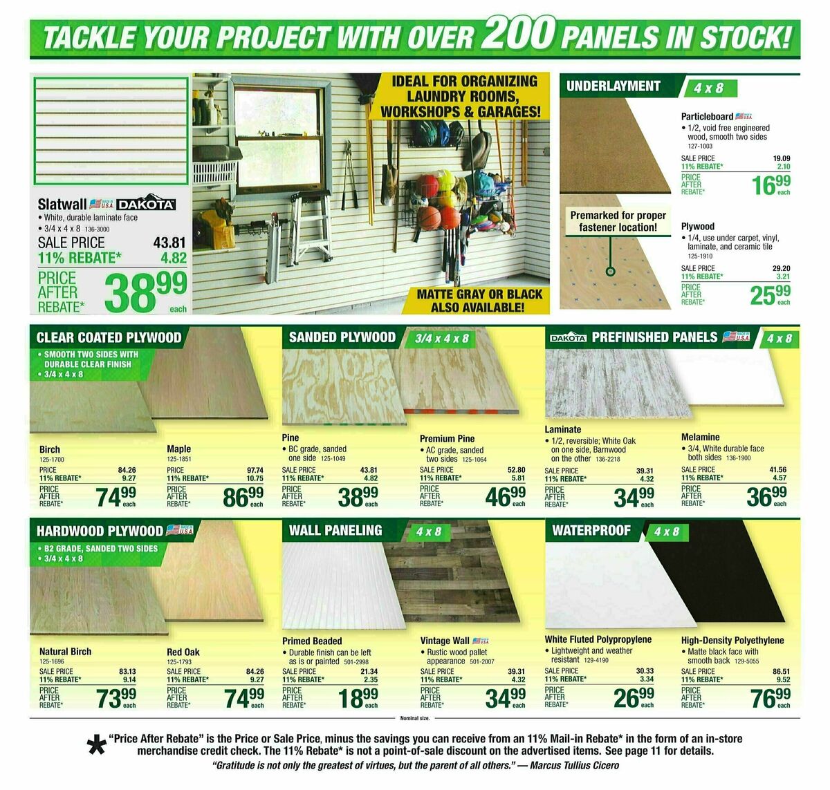 Menards Weekly Ad from November 20