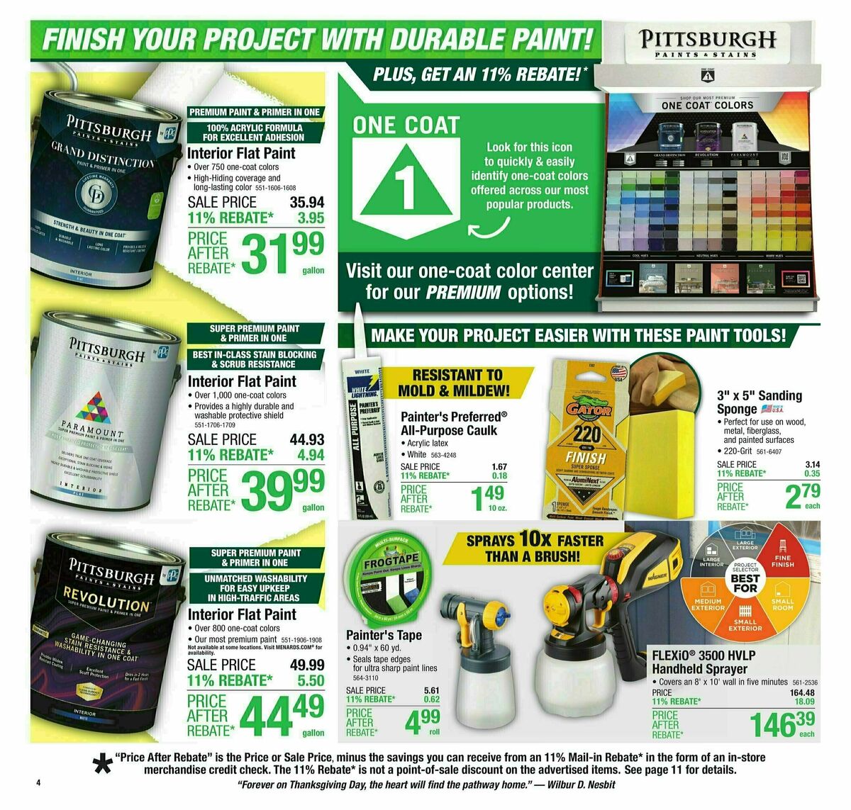 Menards Weekly Ad from November 20