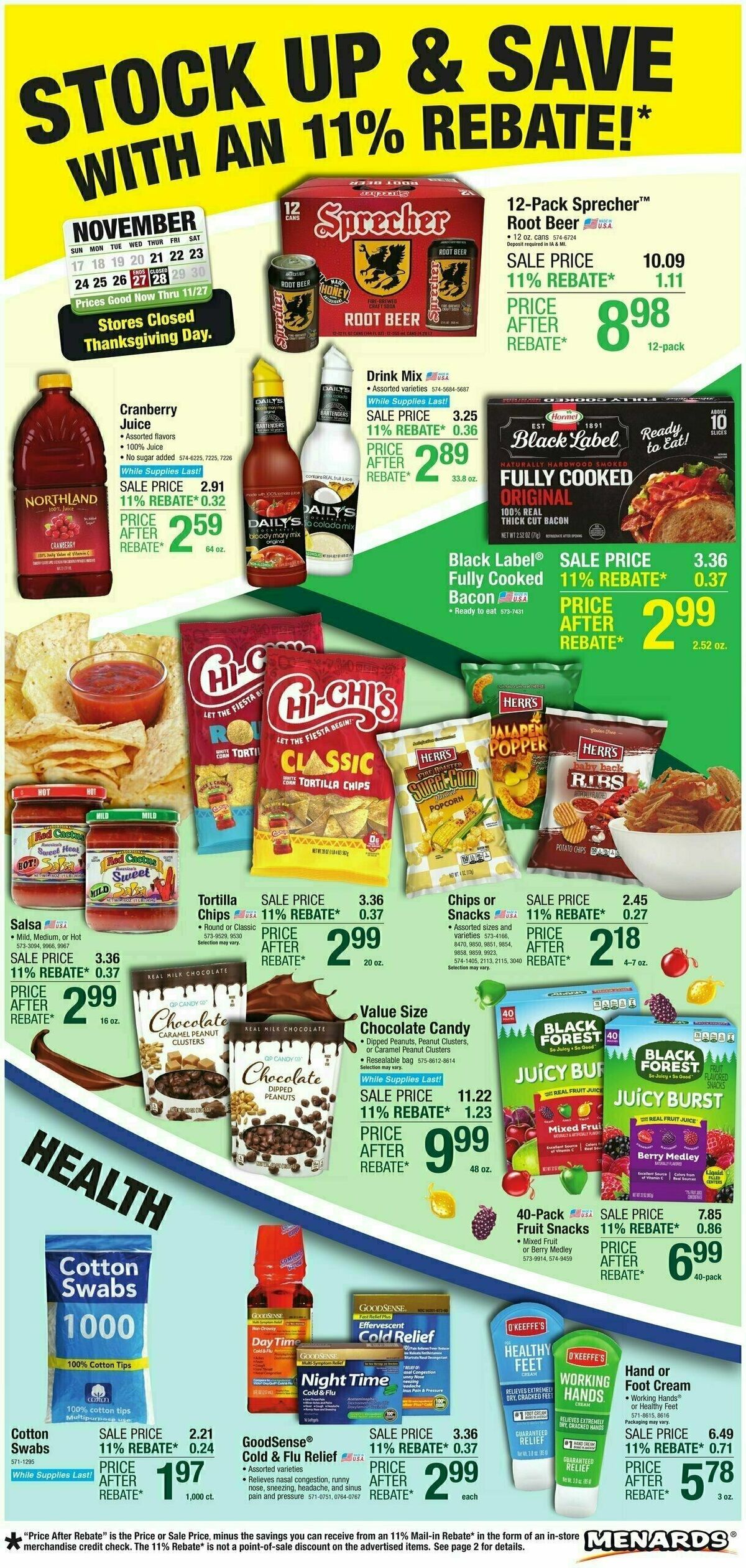 Menards Home Essentials Weekly Ad from November 20