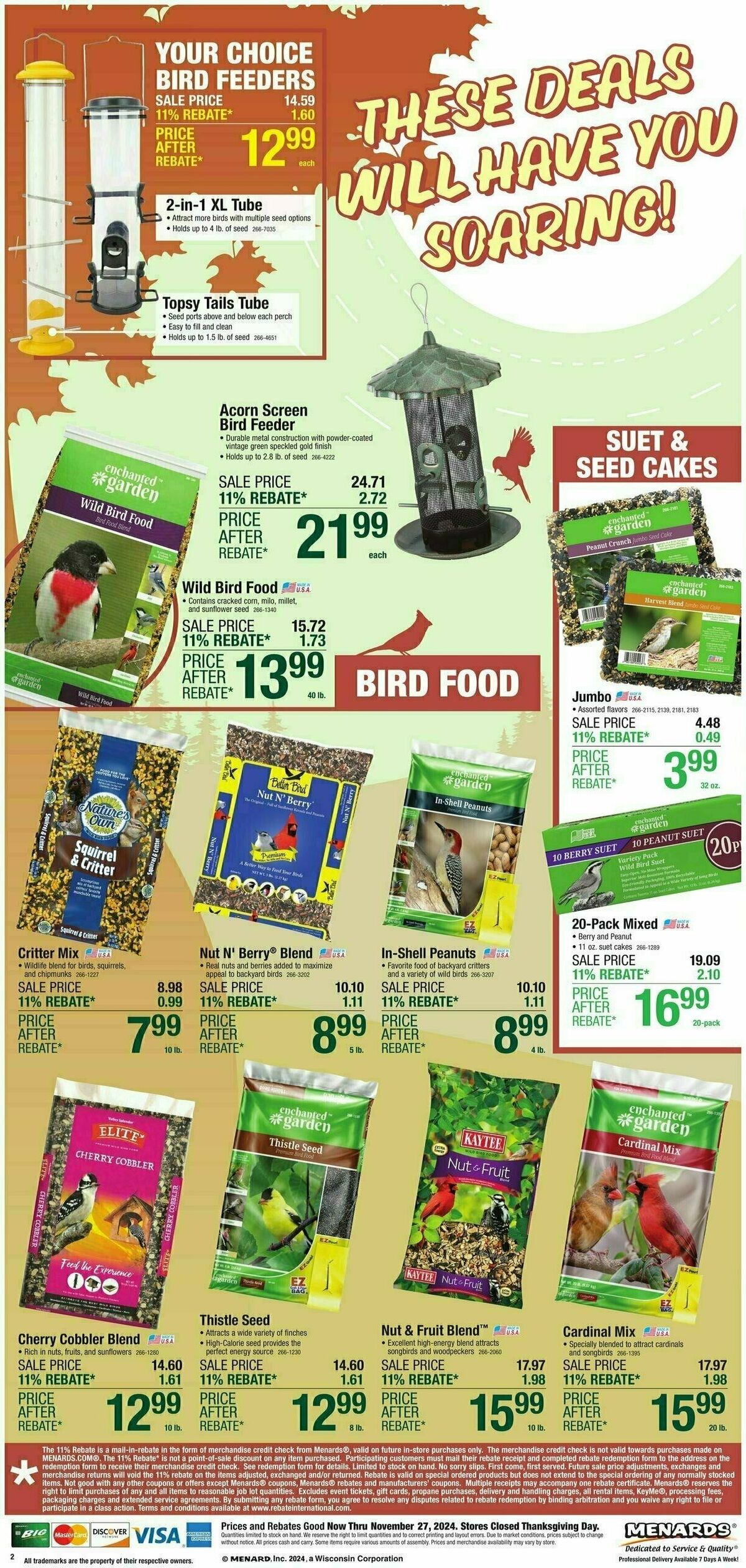 Menards Home Essentials Weekly Ad from November 20