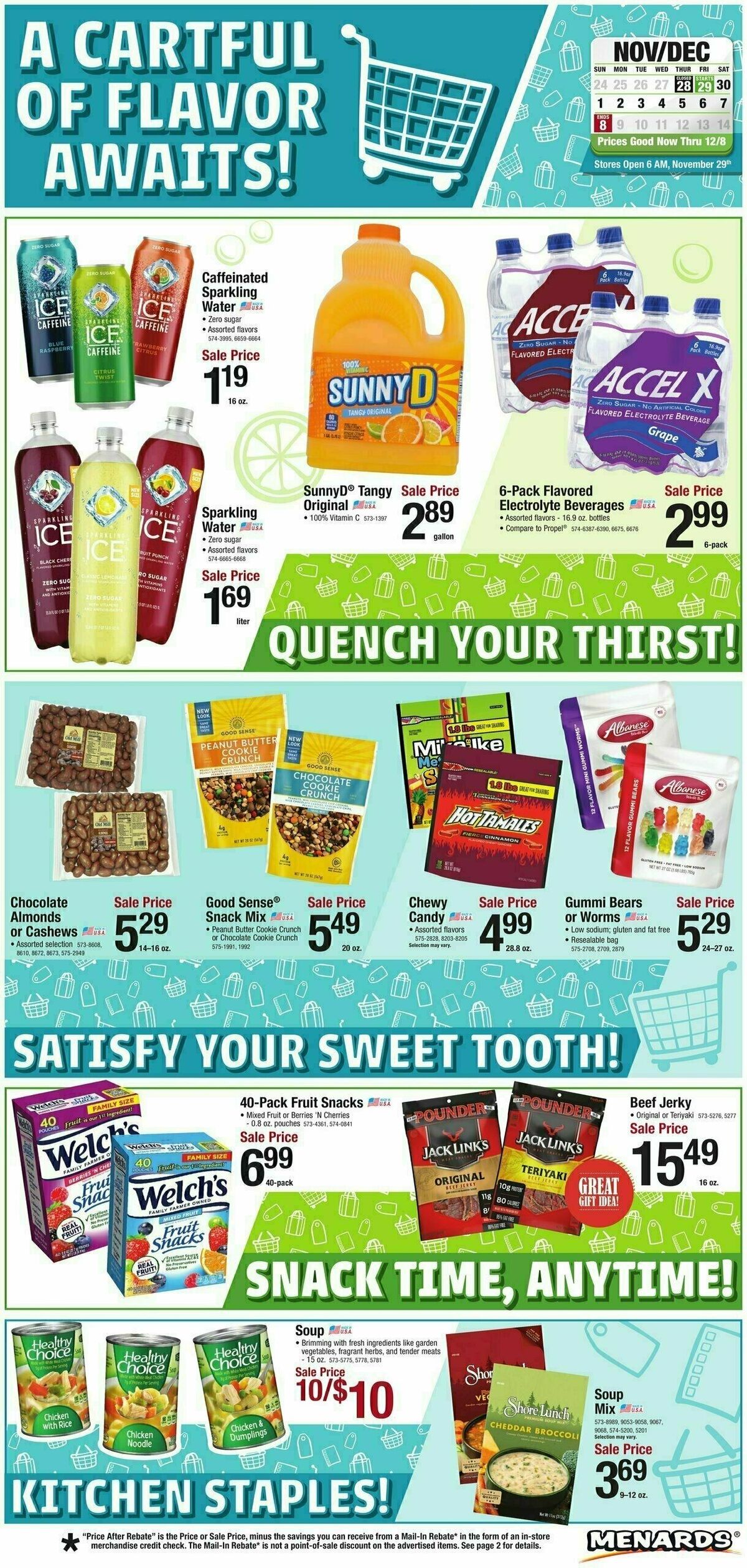 Menards Home Essentials Weekly Ad from November 29