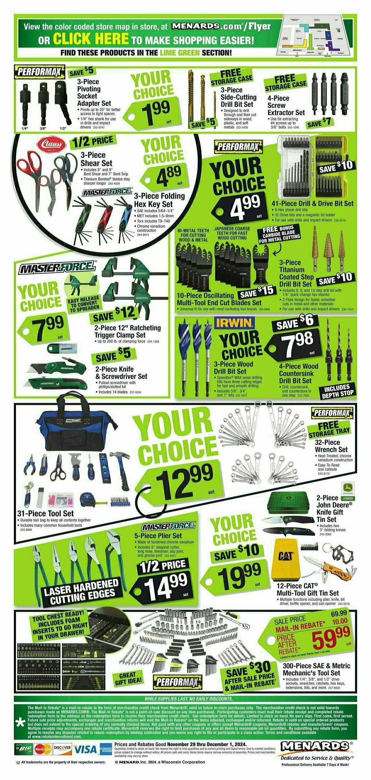 Menards Black Friday Sale Weekly Ad from November 28