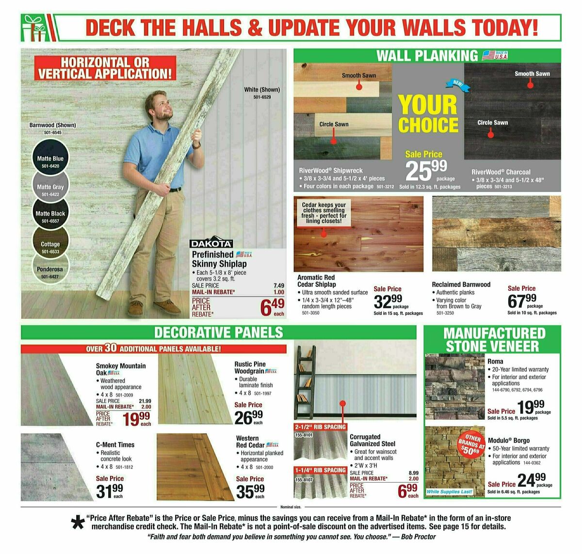 Menards Christmas Home & Gift Sale Weekly Ad from November 29