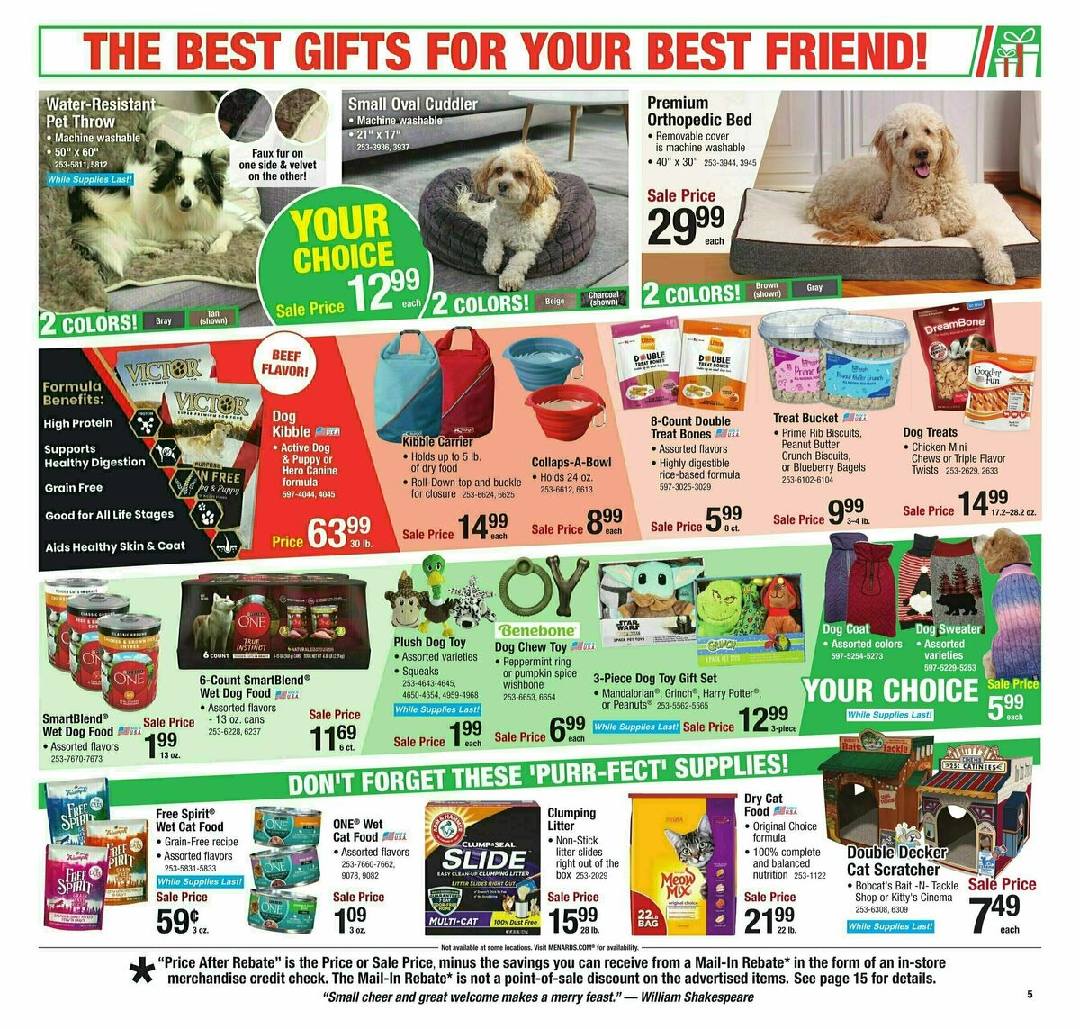 Menards Christmas Home & Gift Sale Weekly Ad from November 29