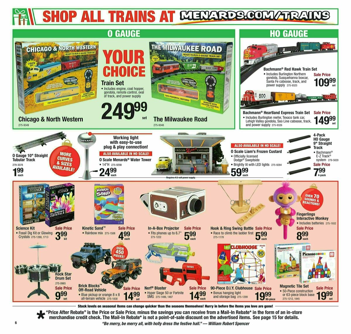 Menards Christmas Home & Gift Sale Weekly Ad from November 29