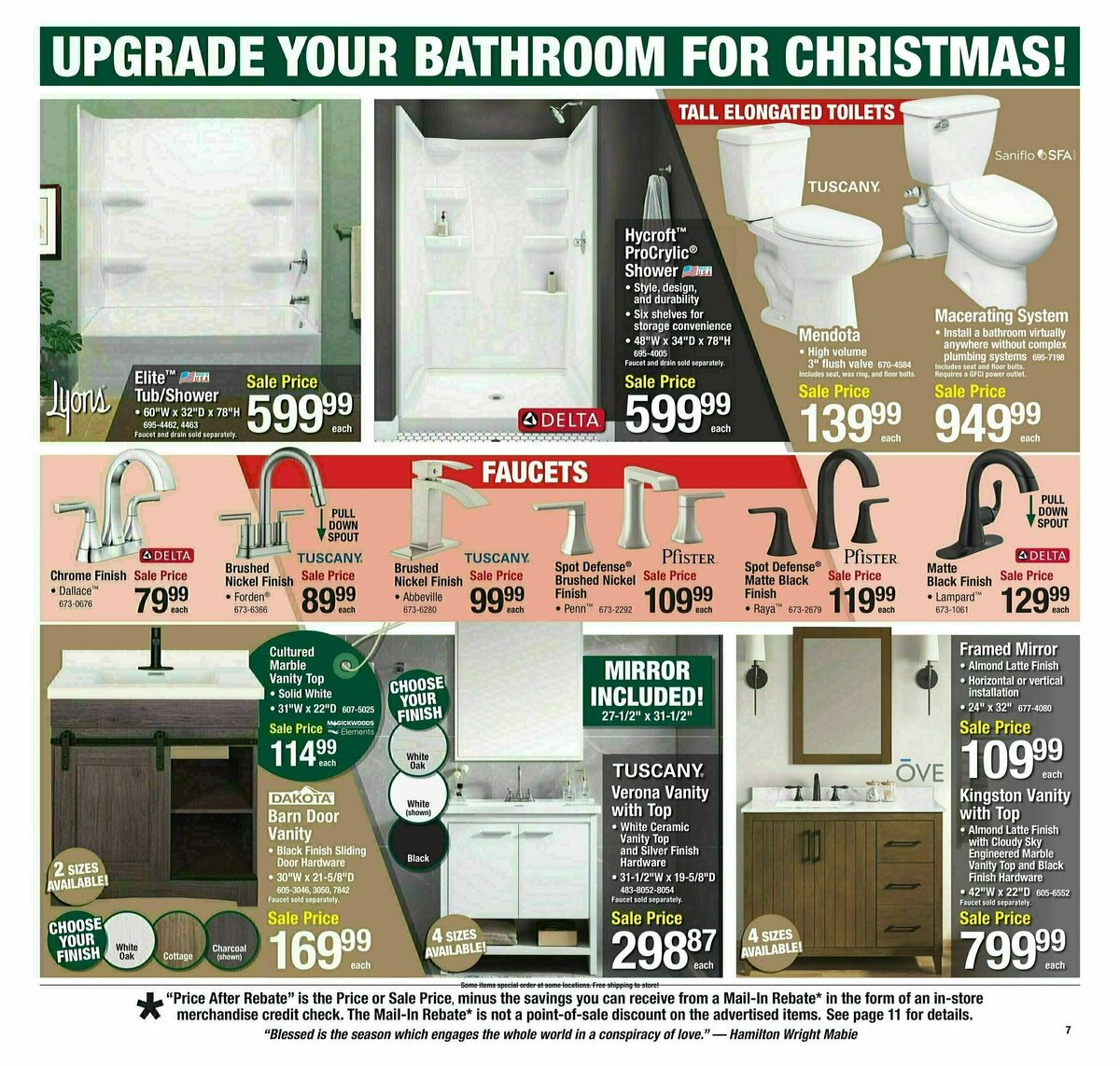 Menards Last Minute Gift Sale Weekly Ad from December 11