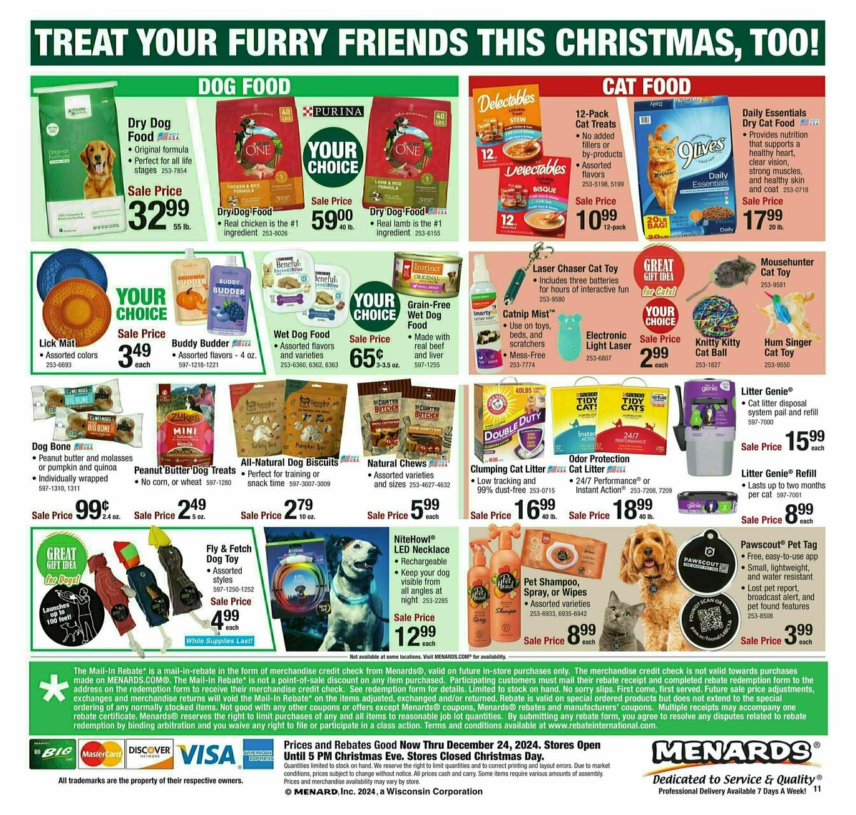 Menards Last Minute Gift Sale Weekly Ad from December 11