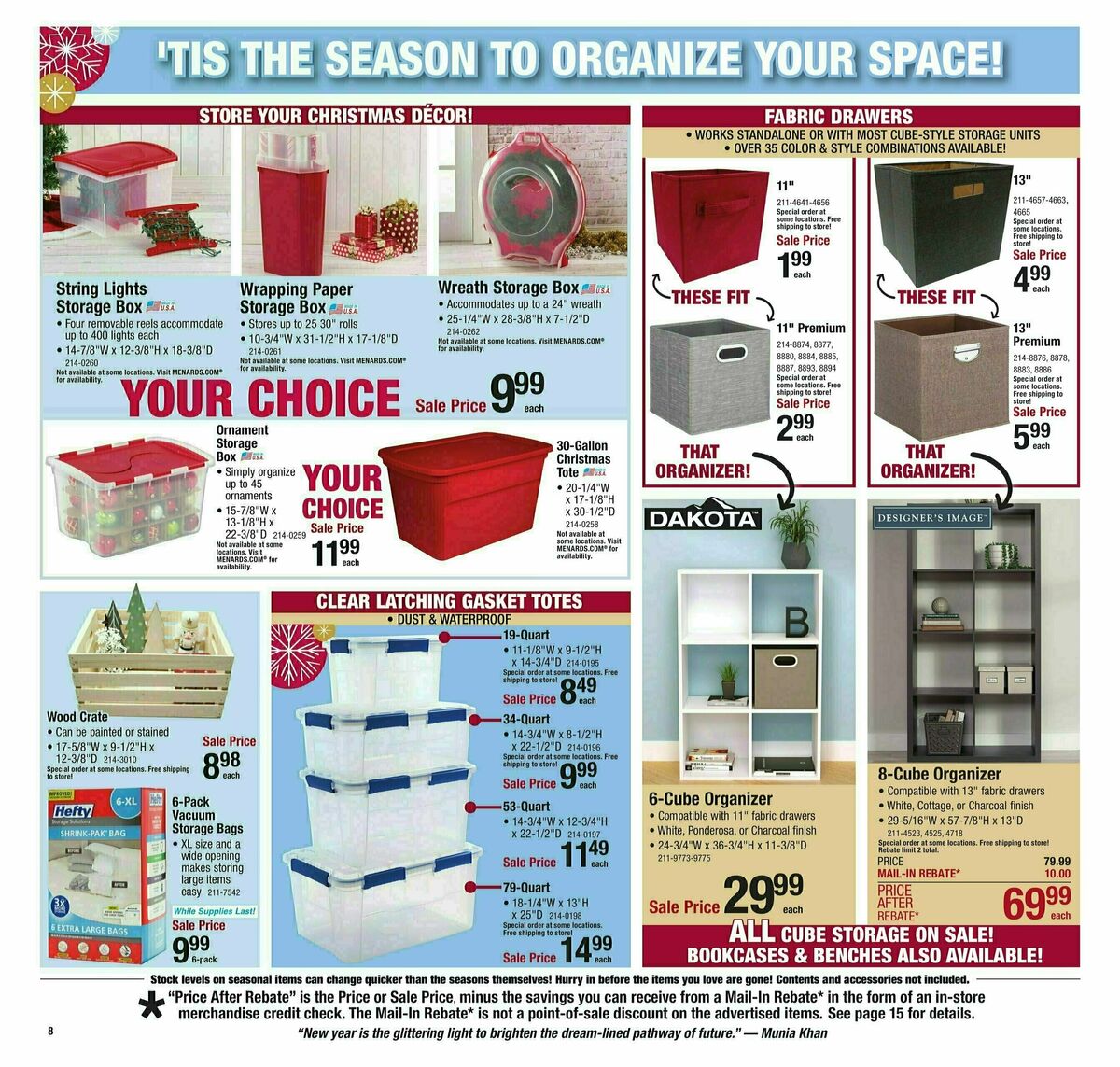 Menards Weekly Ad from December 18