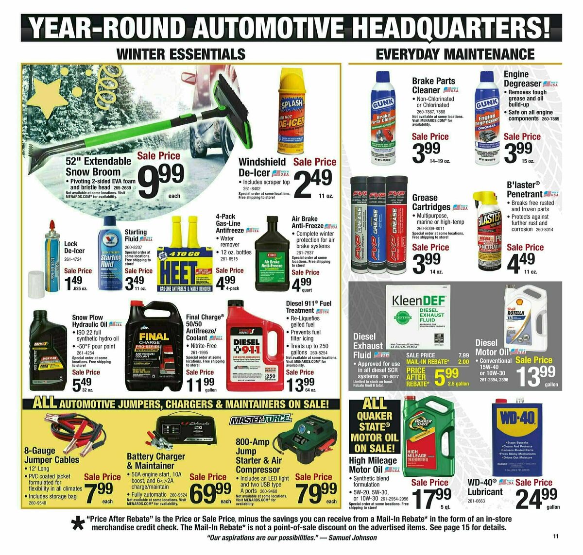 Menards Weekly Ad from December 18