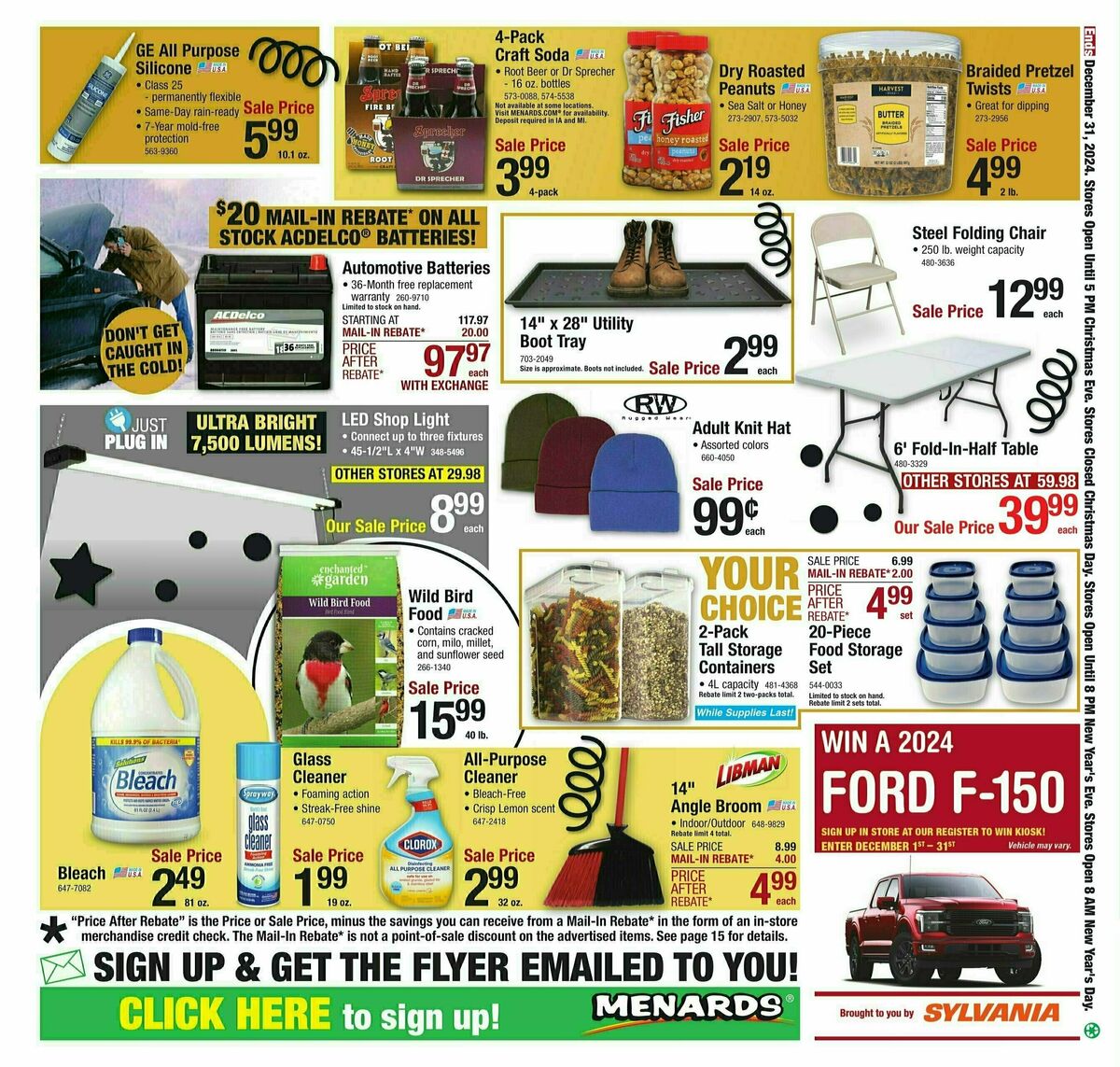 Menards Weekly Ad from December 18