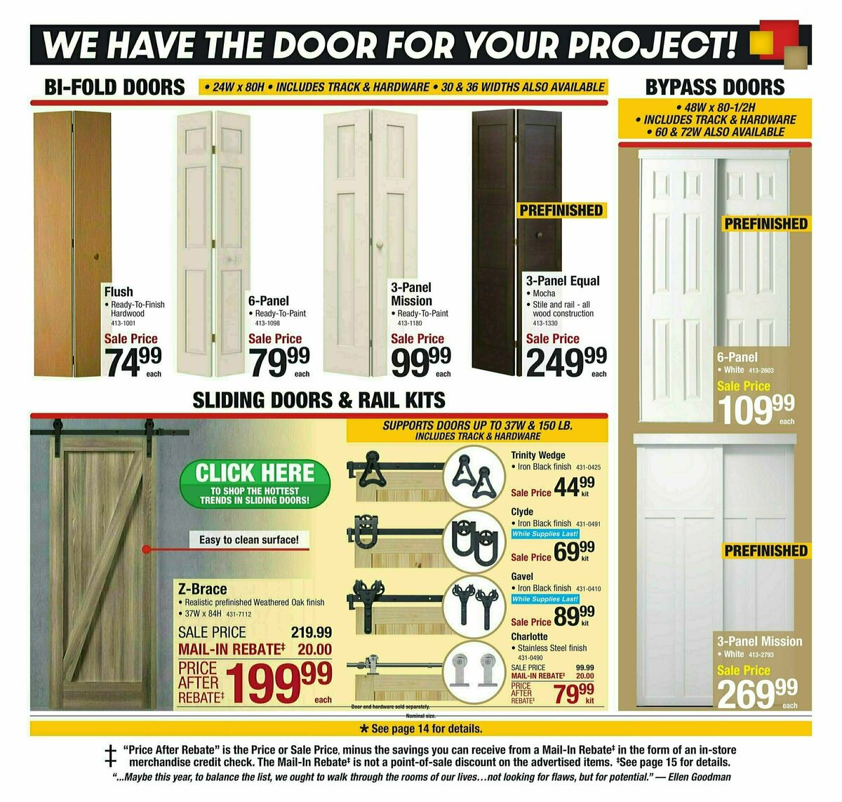 Menards Weekly Ad from January 1