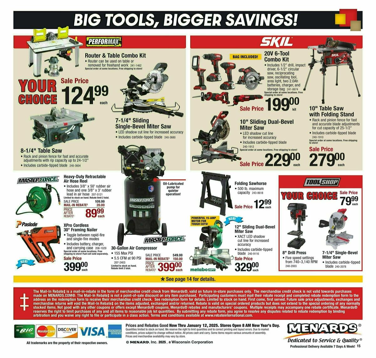 Menards Weekly Ad from January 1