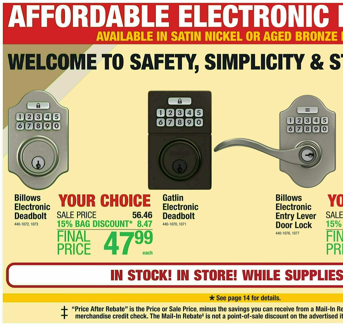 Menards Weekly Ad from January 1