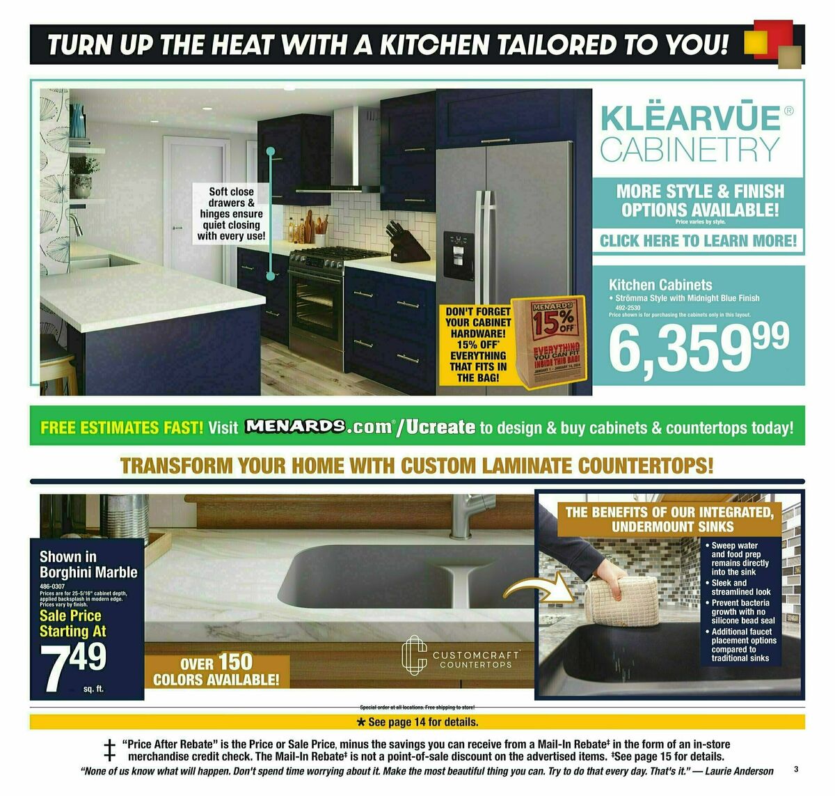 Menards Weekly Ad from January 1