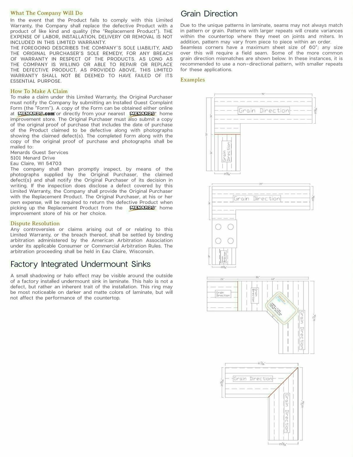 Menards Customcraft Catalog Weekly Ad from January 1