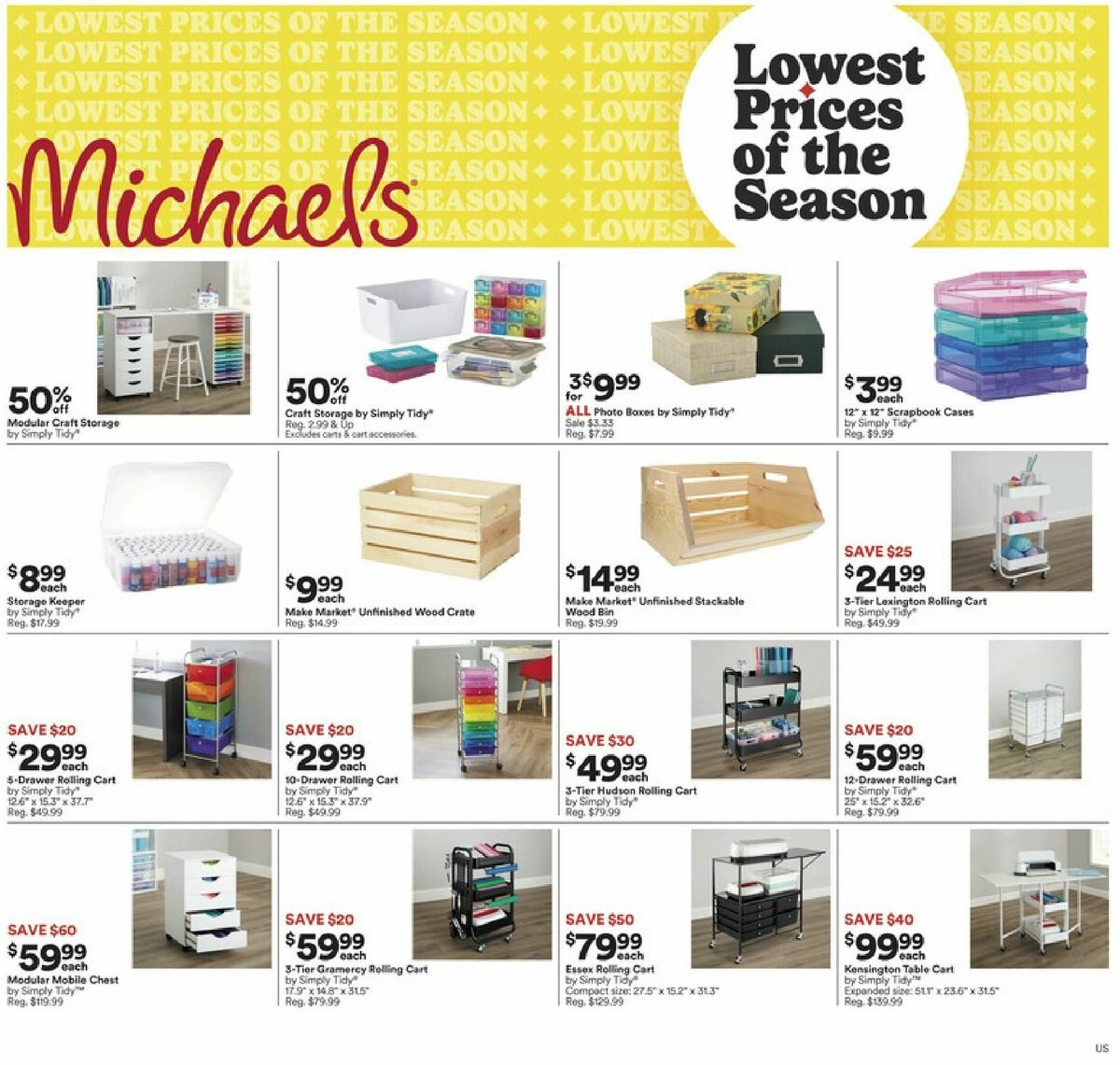 Michaels Weekly Ad from March 17