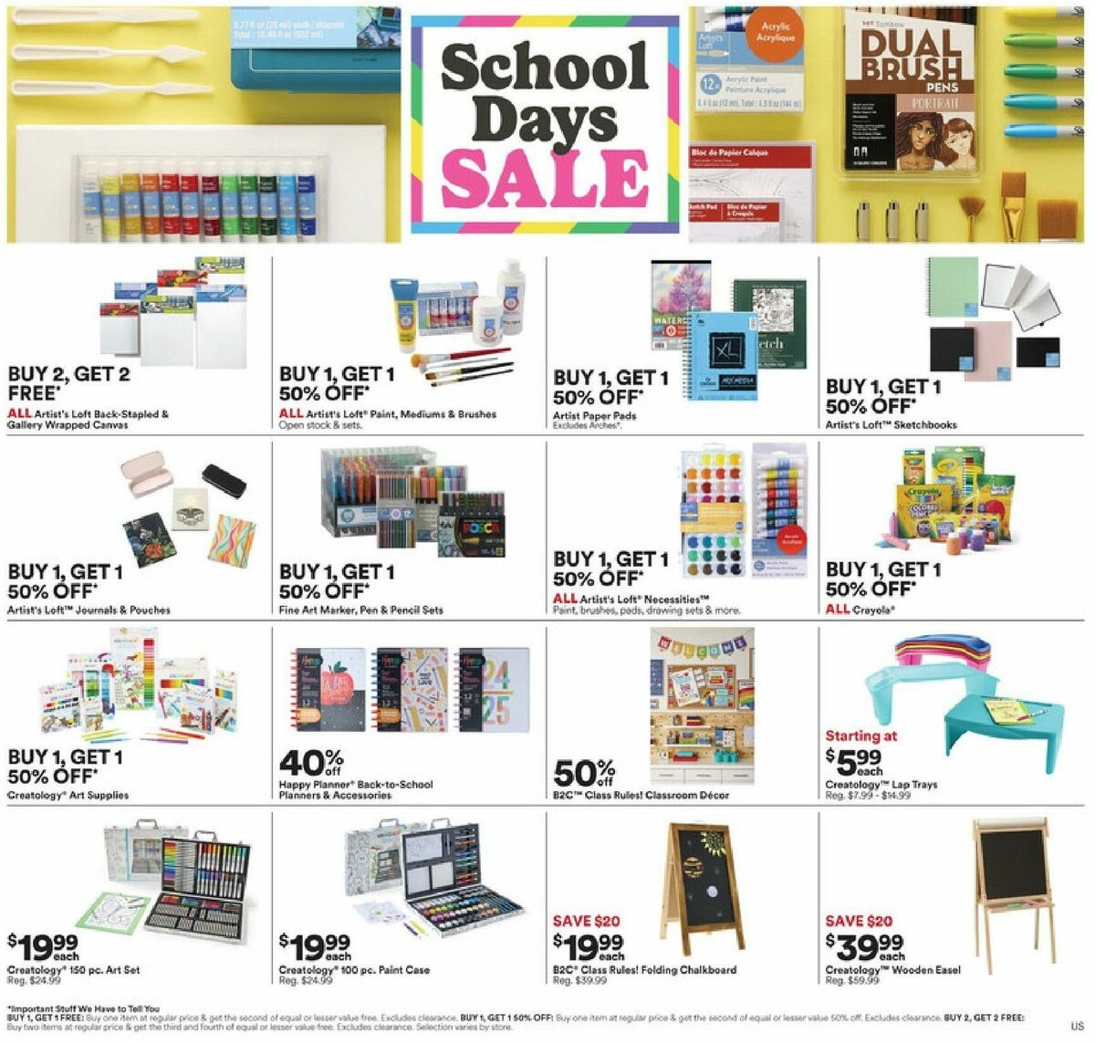 Michaels Weekly Ad from July 28