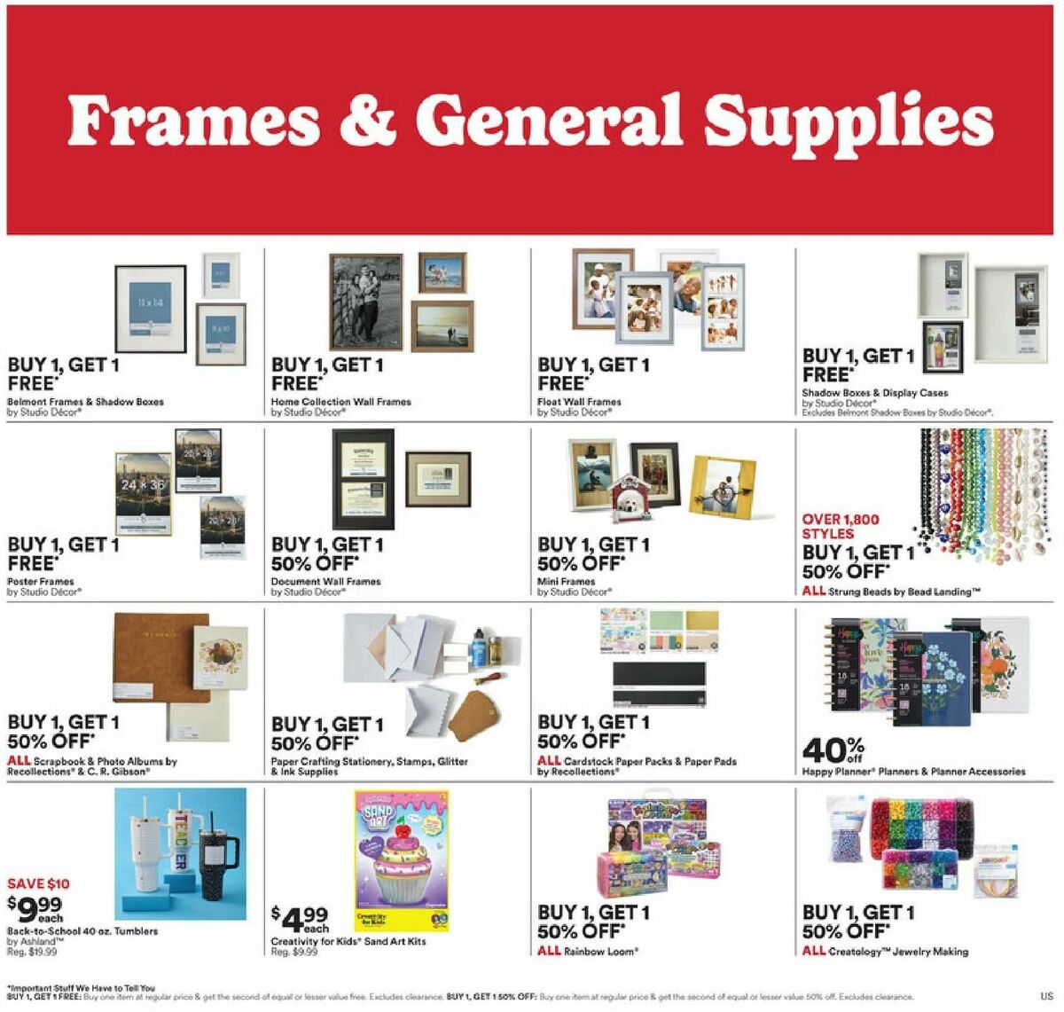 Michaels Weekly Ad from July 28