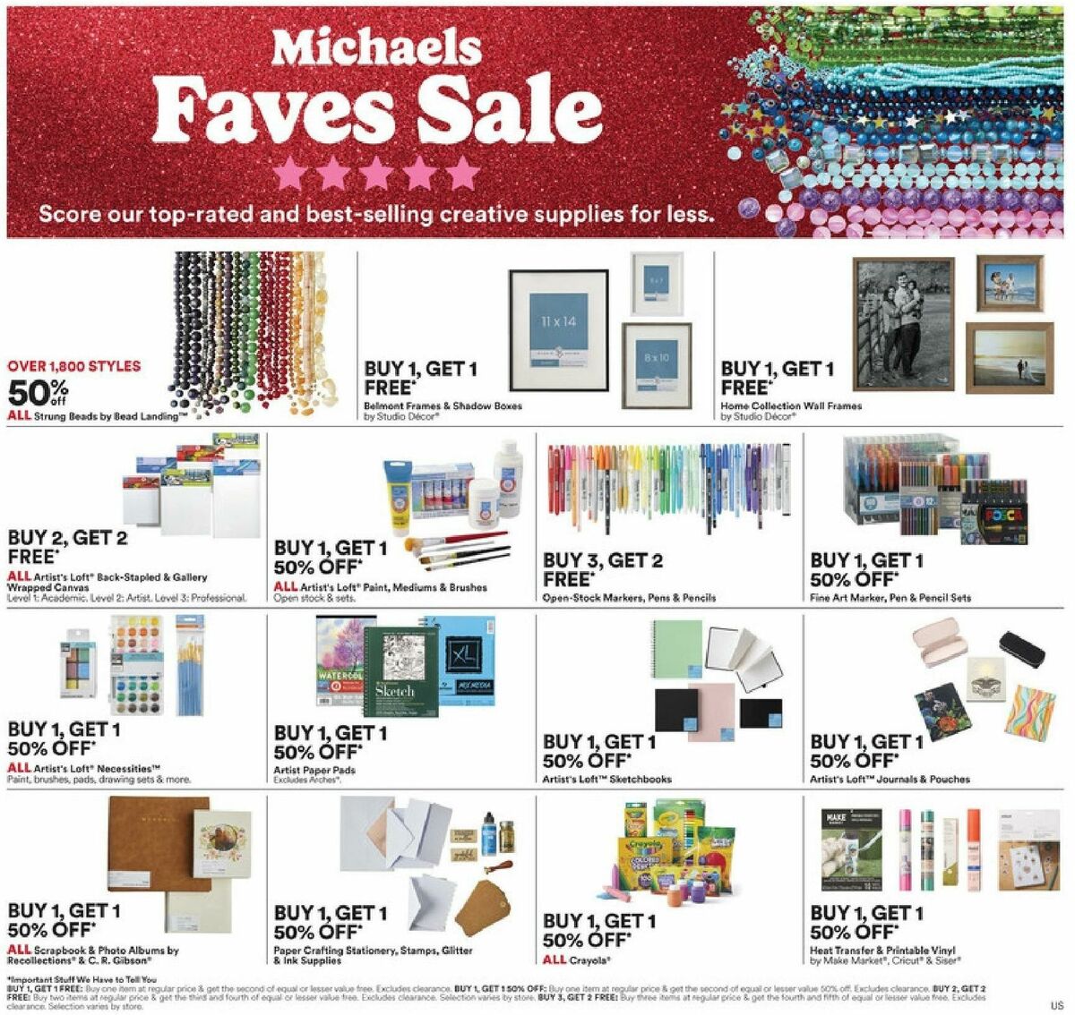 Michaels Weekly Ad from August 18