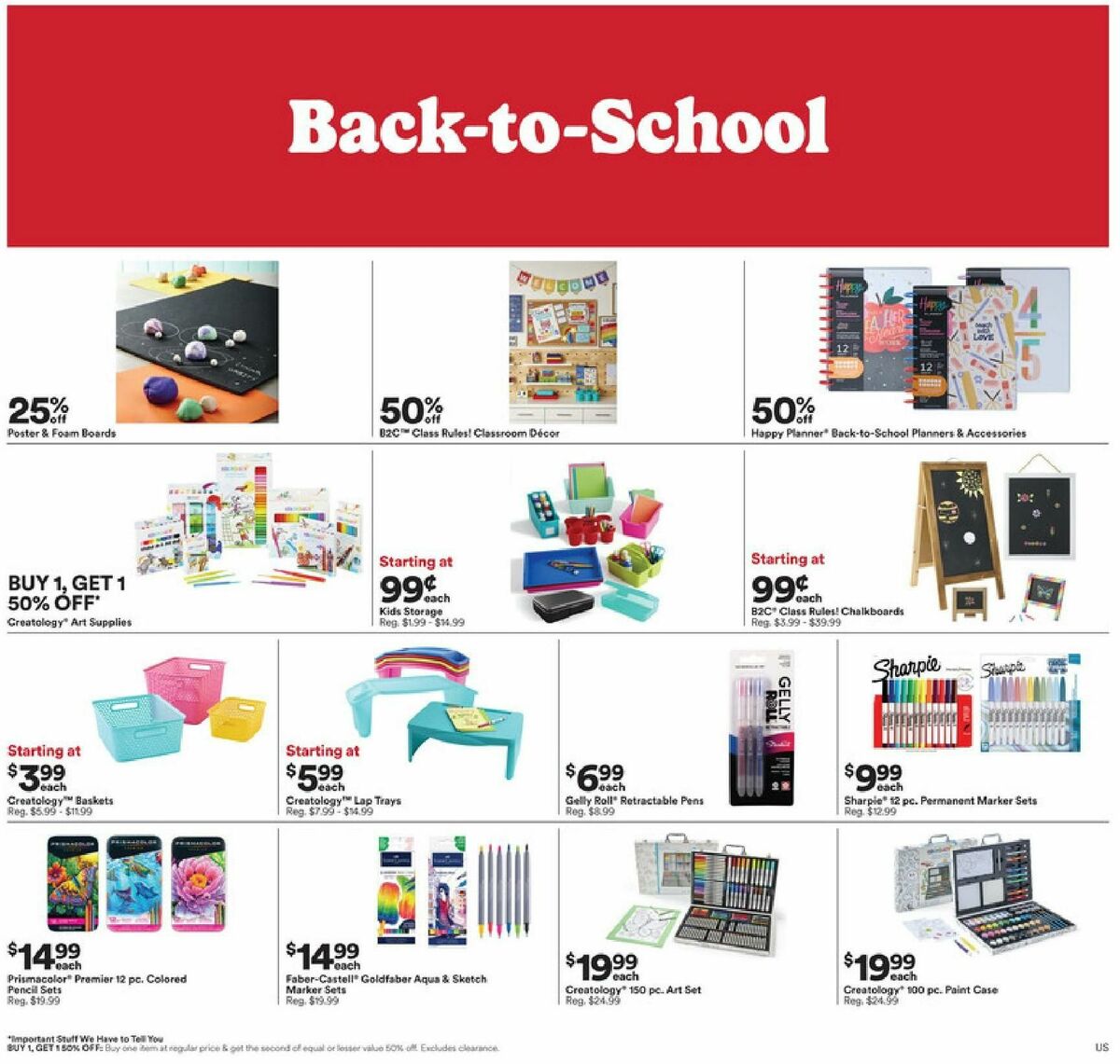 Michaels Weekly Ad from August 25