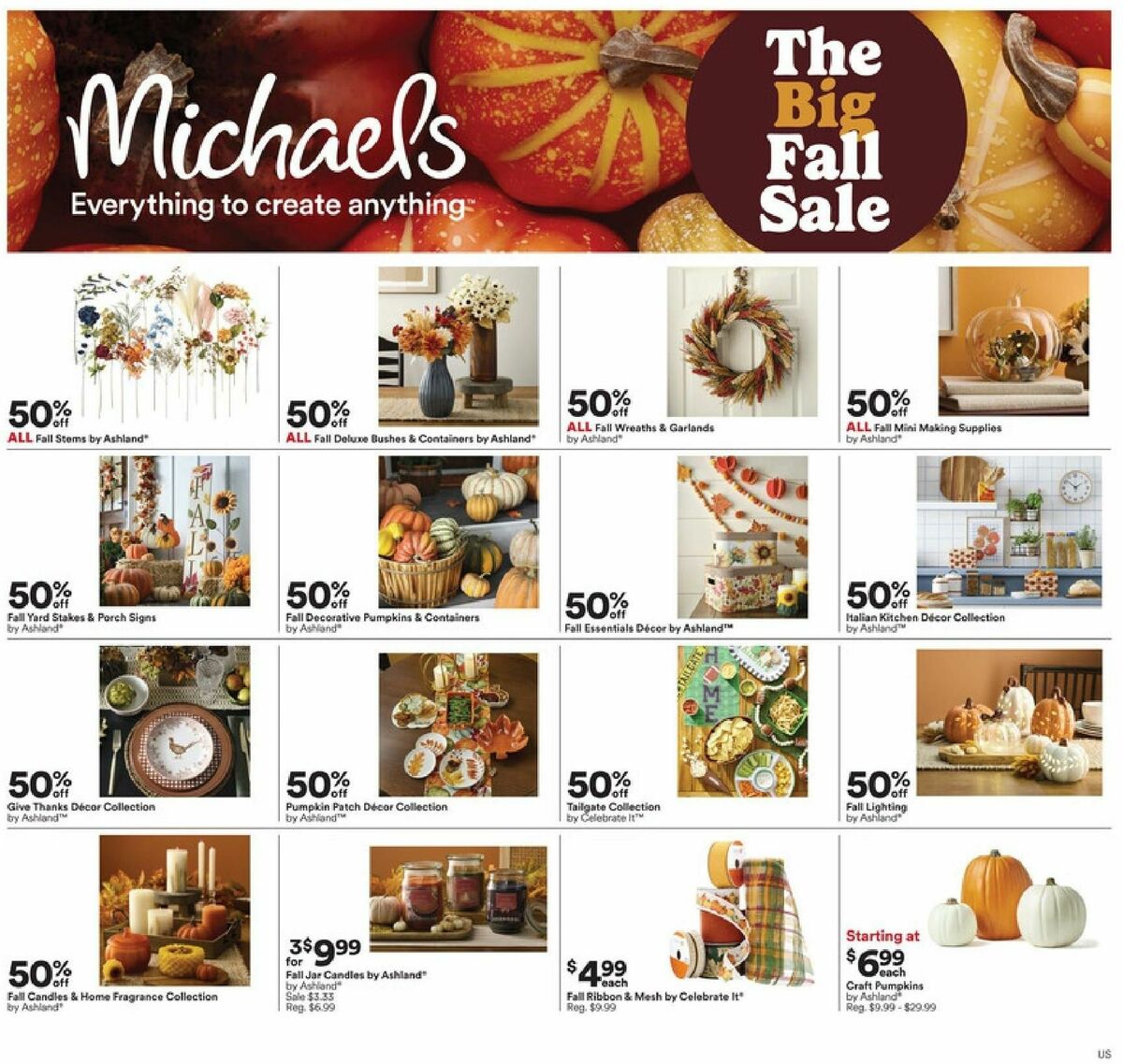 Michaels Weekly Ad from September 8