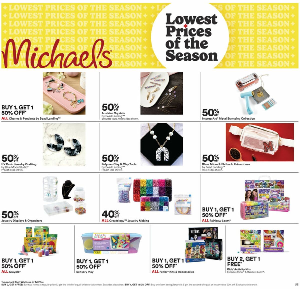 Michaels Weekly Ad from September 13