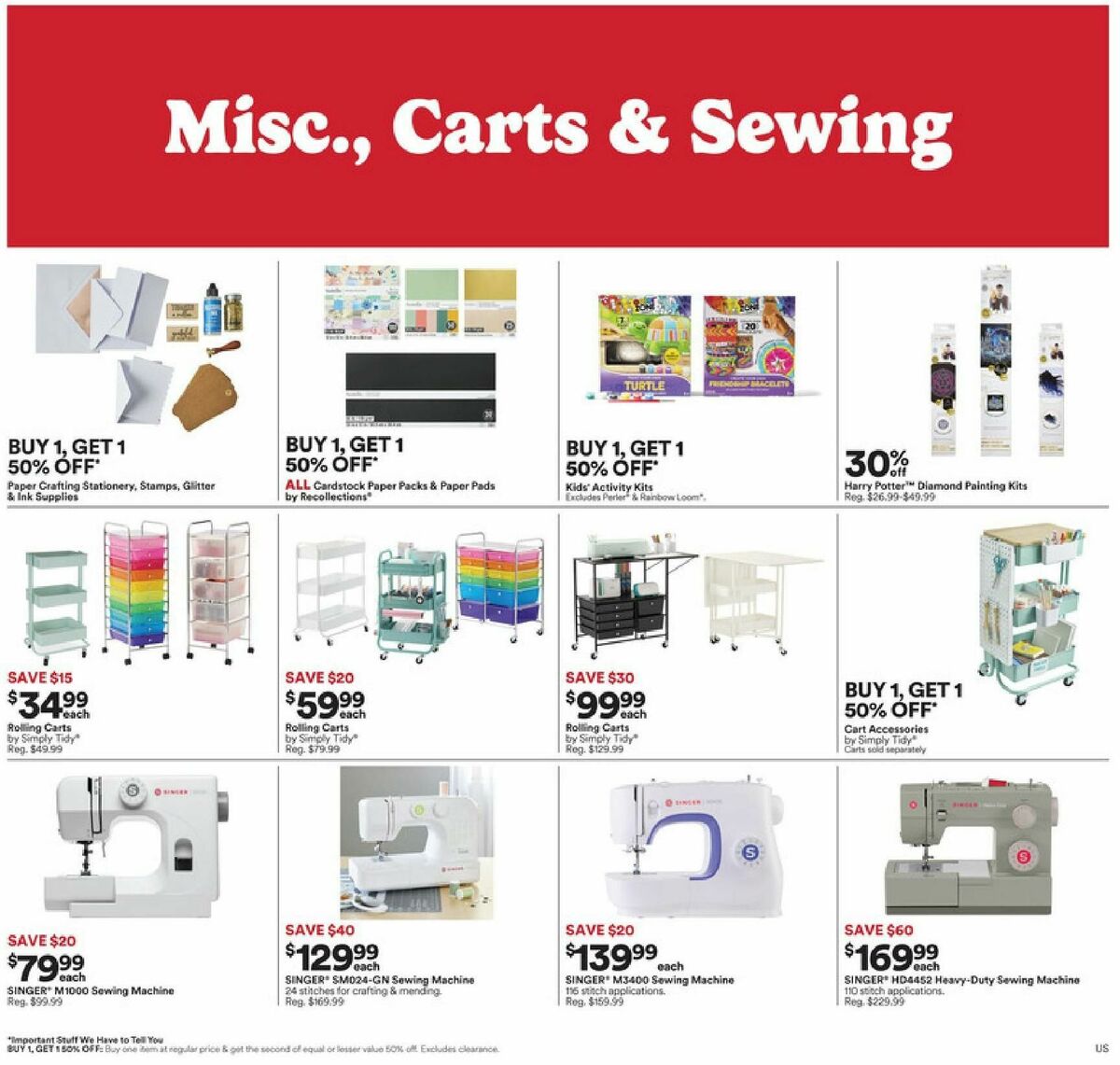 Michaels Weekly Ad from September 23