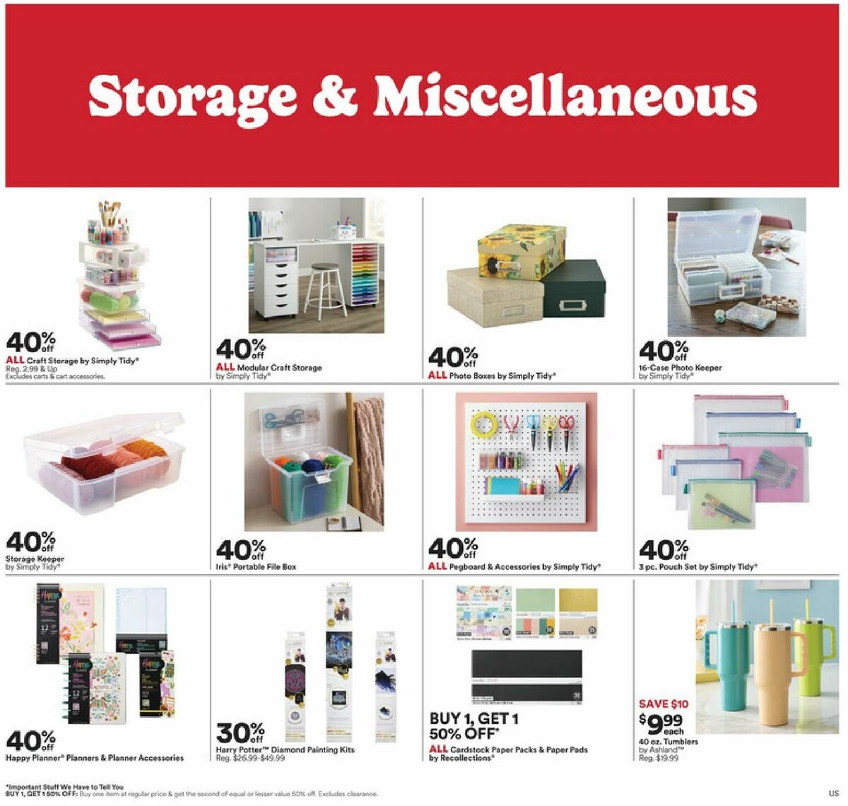 Michaels Weekly Ad from September 29