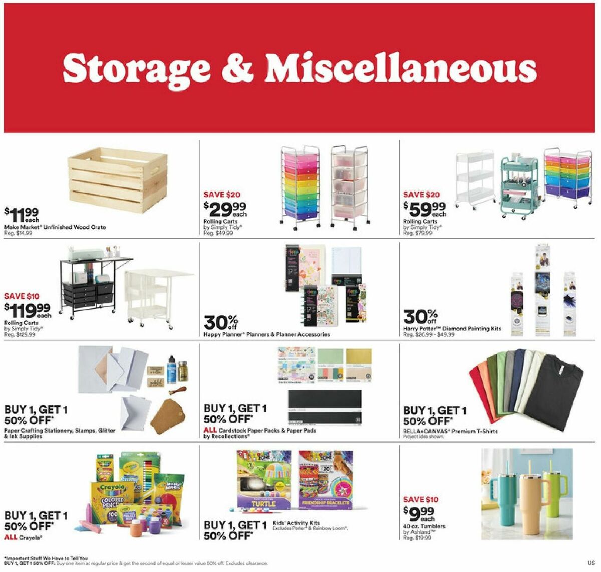 Michaels Weekly Ad from October 13