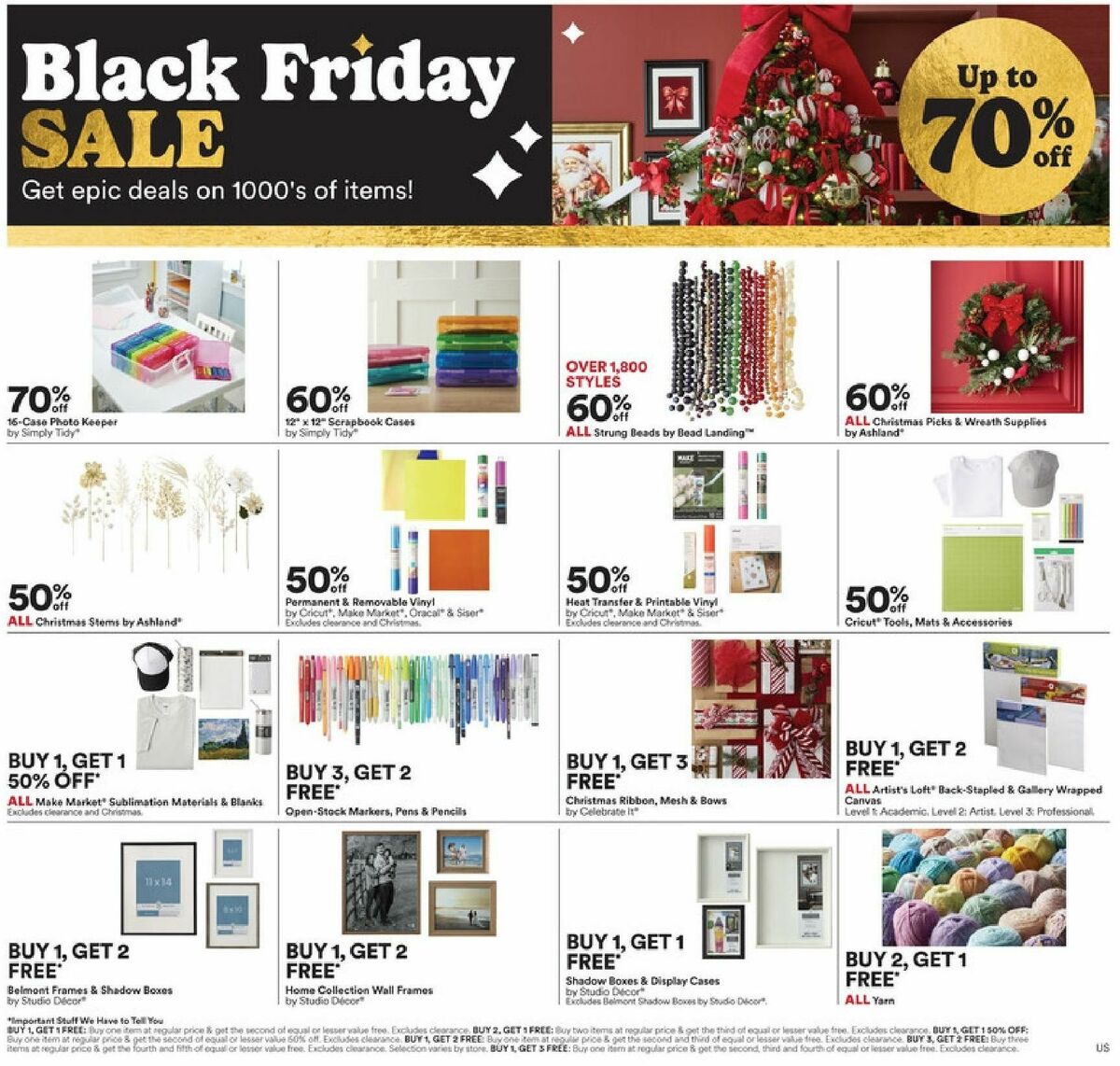 Michaels Weekly Ad from November 22