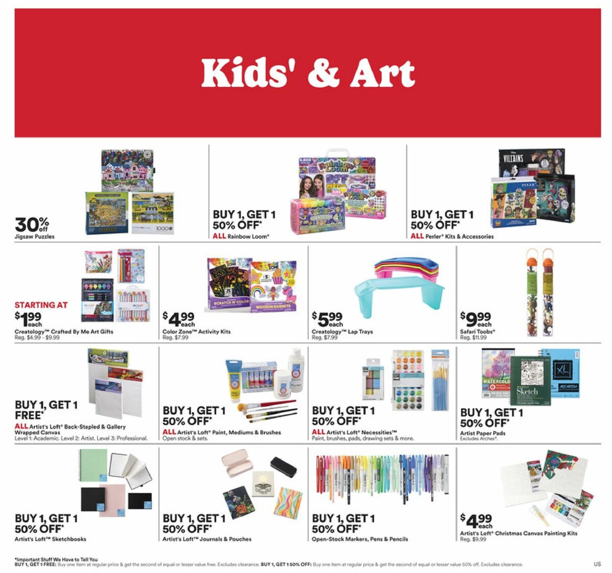 Michaels Weekly Ad from December 22