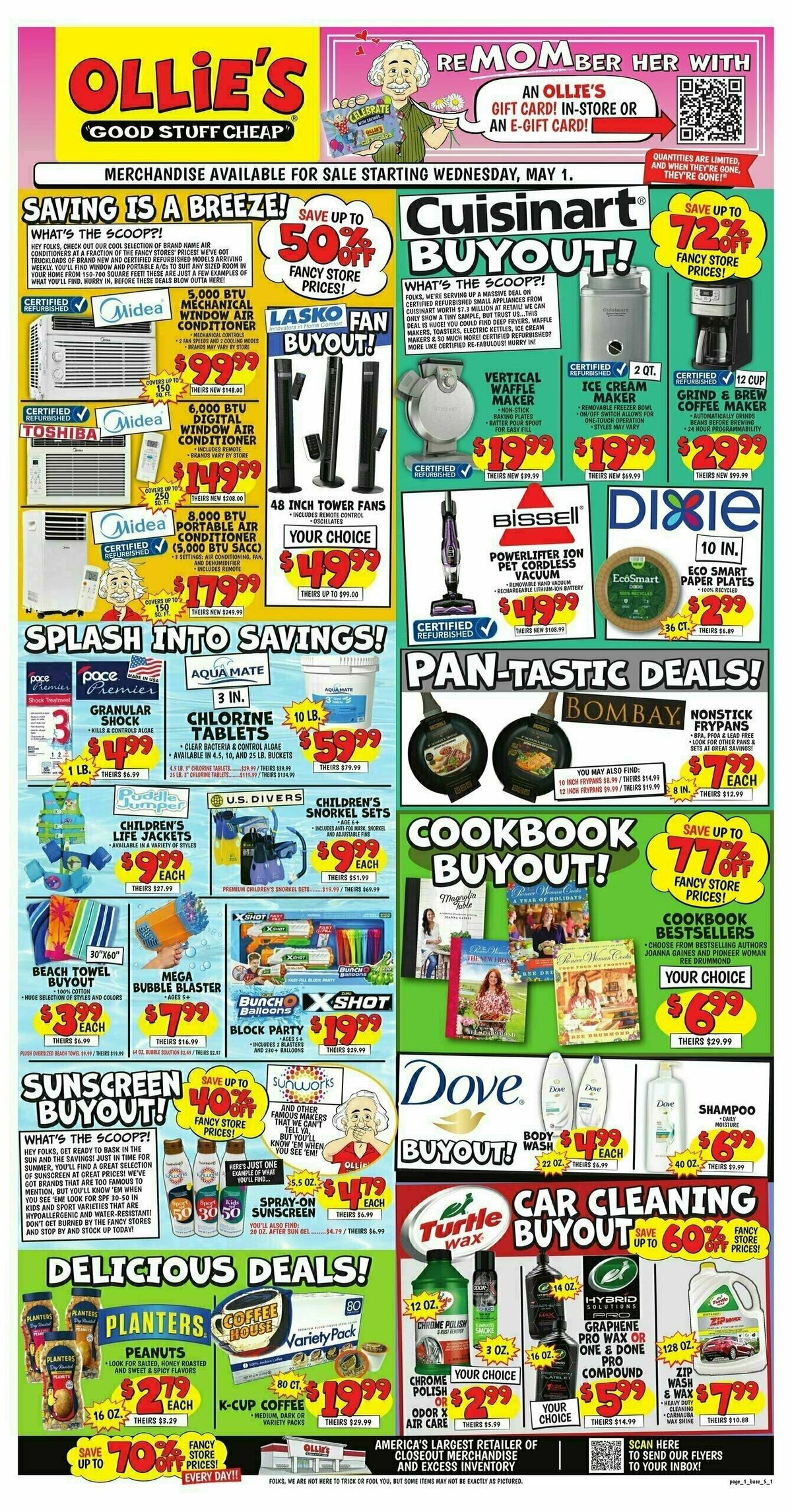 Ollie's Bargain Outlet Weekly Ad from May 1