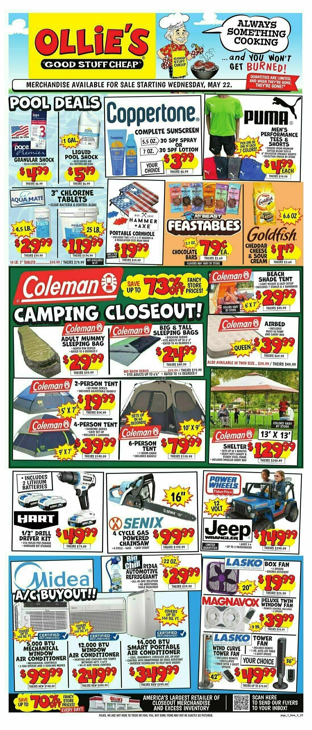 Ollie's Bargain Outlet Weekly Ad from May 22