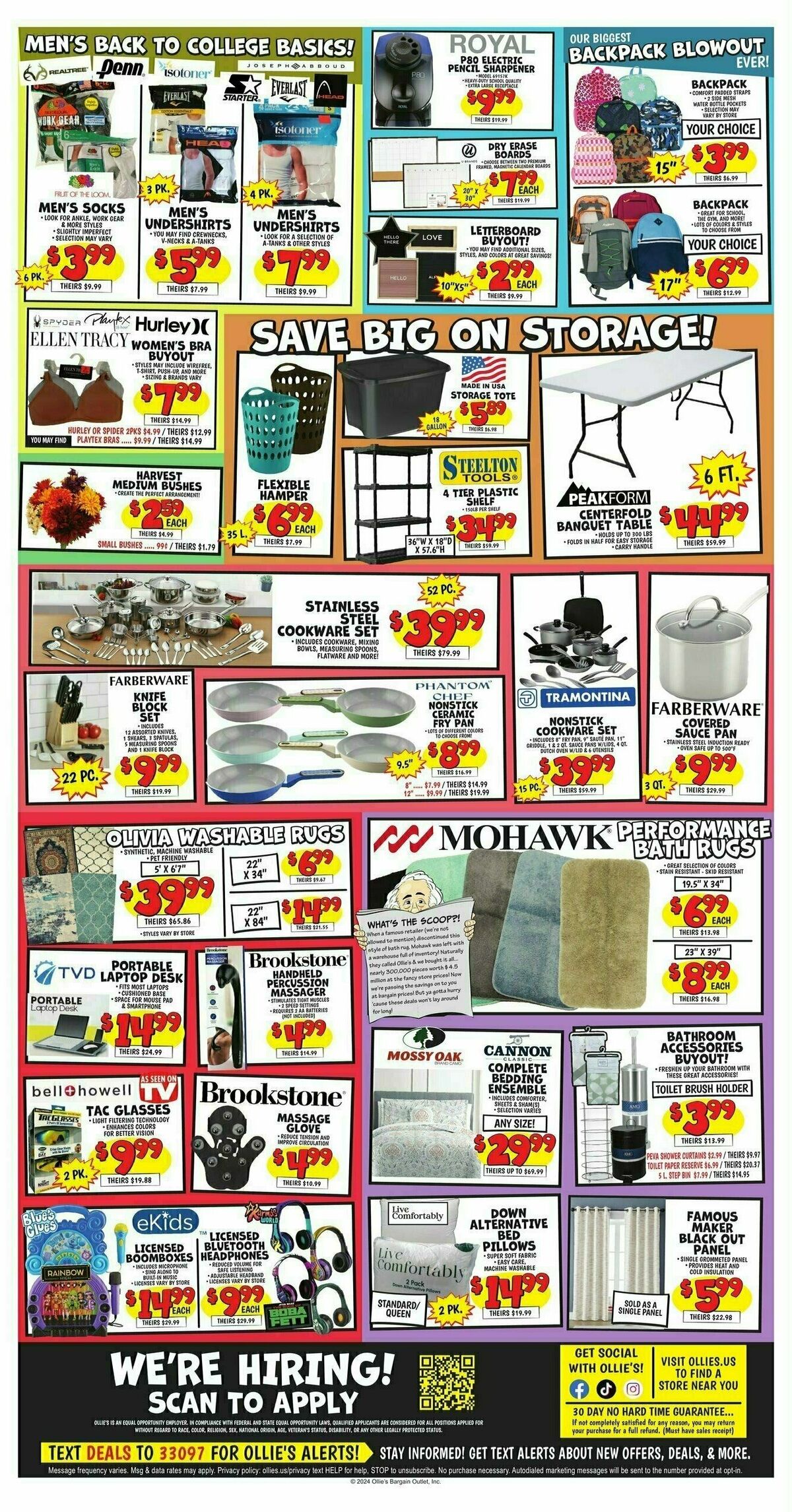 Ollie's Bargain Outlet Weekly Ad from August 14