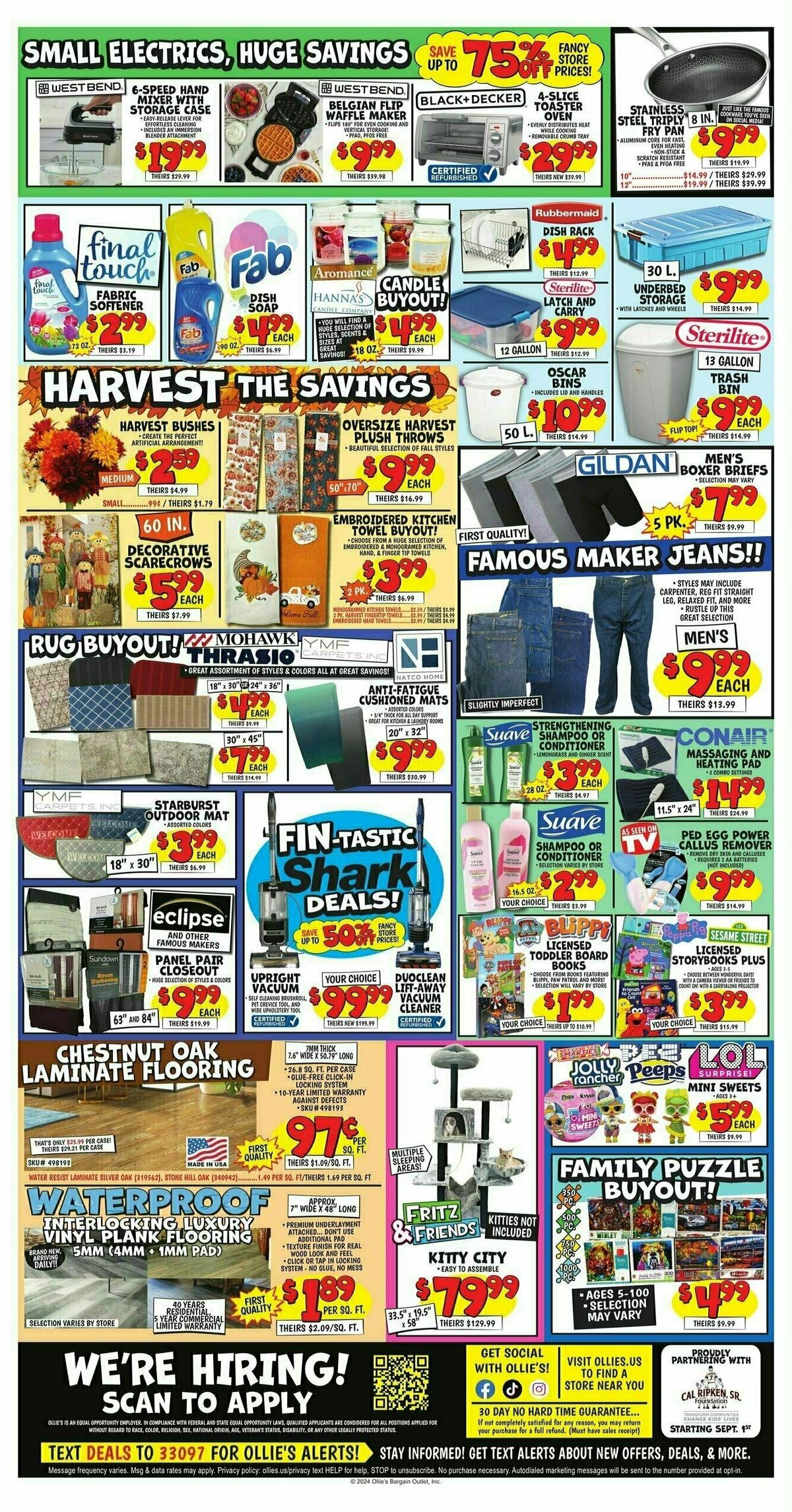 Ollie's Bargain Outlet Weekly Ad from August 28