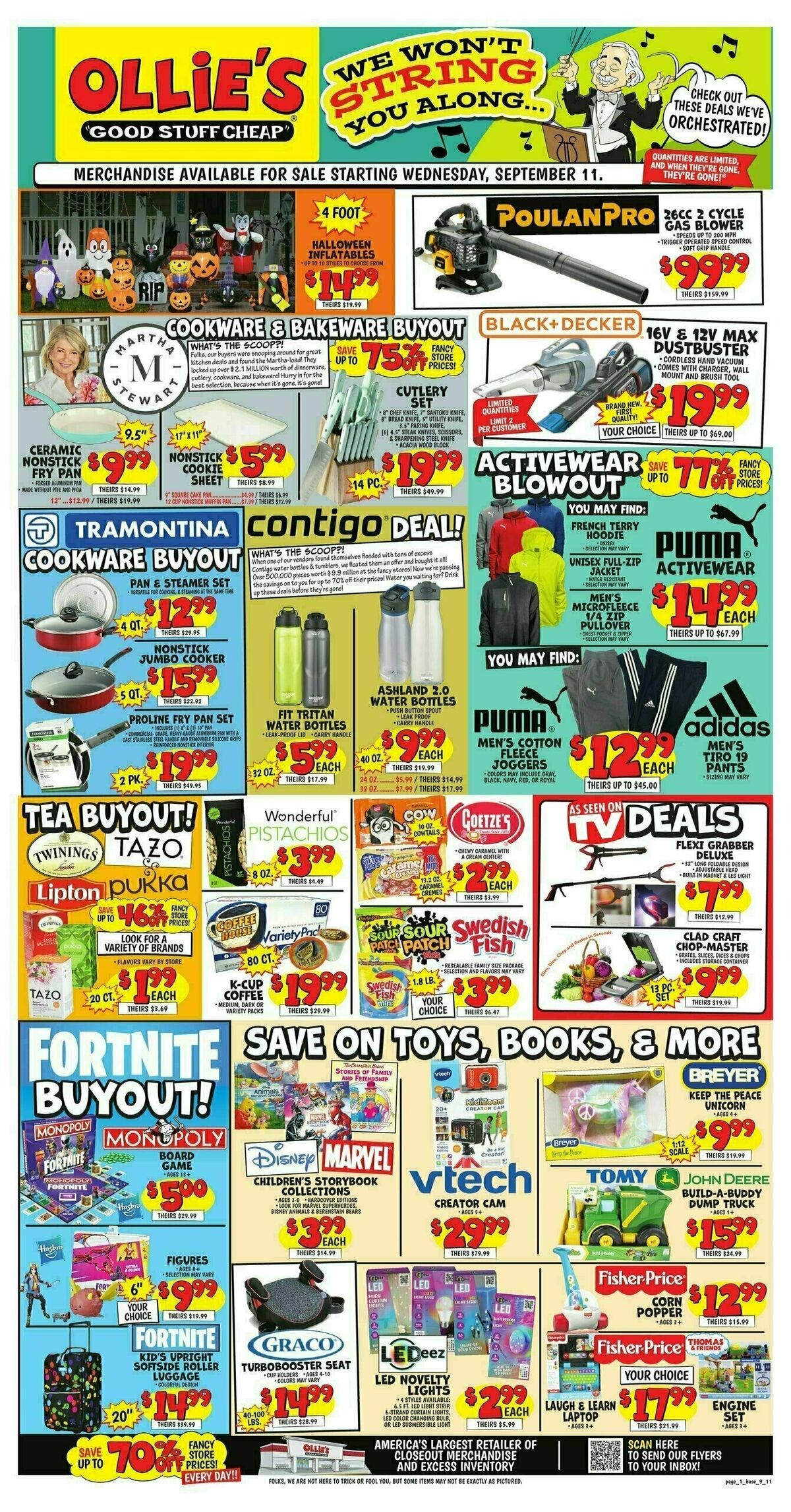 Ollie's Bargain Outlet Weekly Ad from September 11