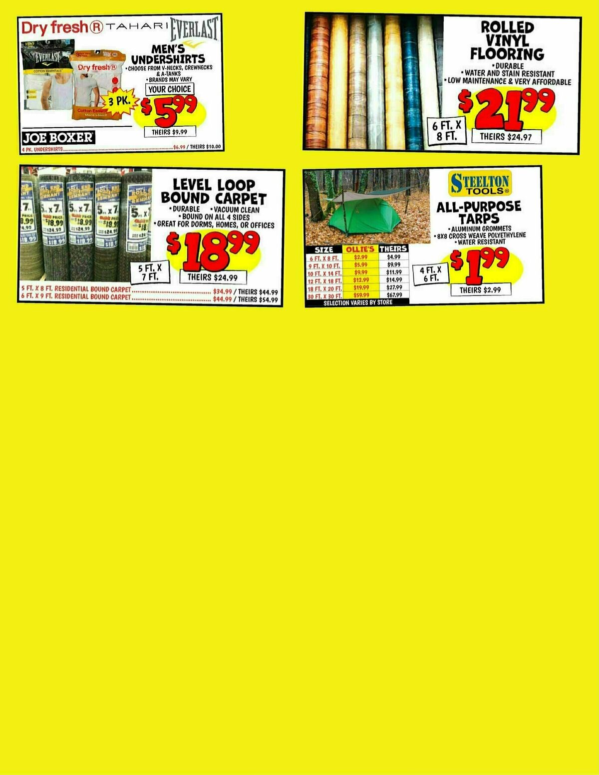 Ollie's Bargain Outlet Weekly Ad from October 4