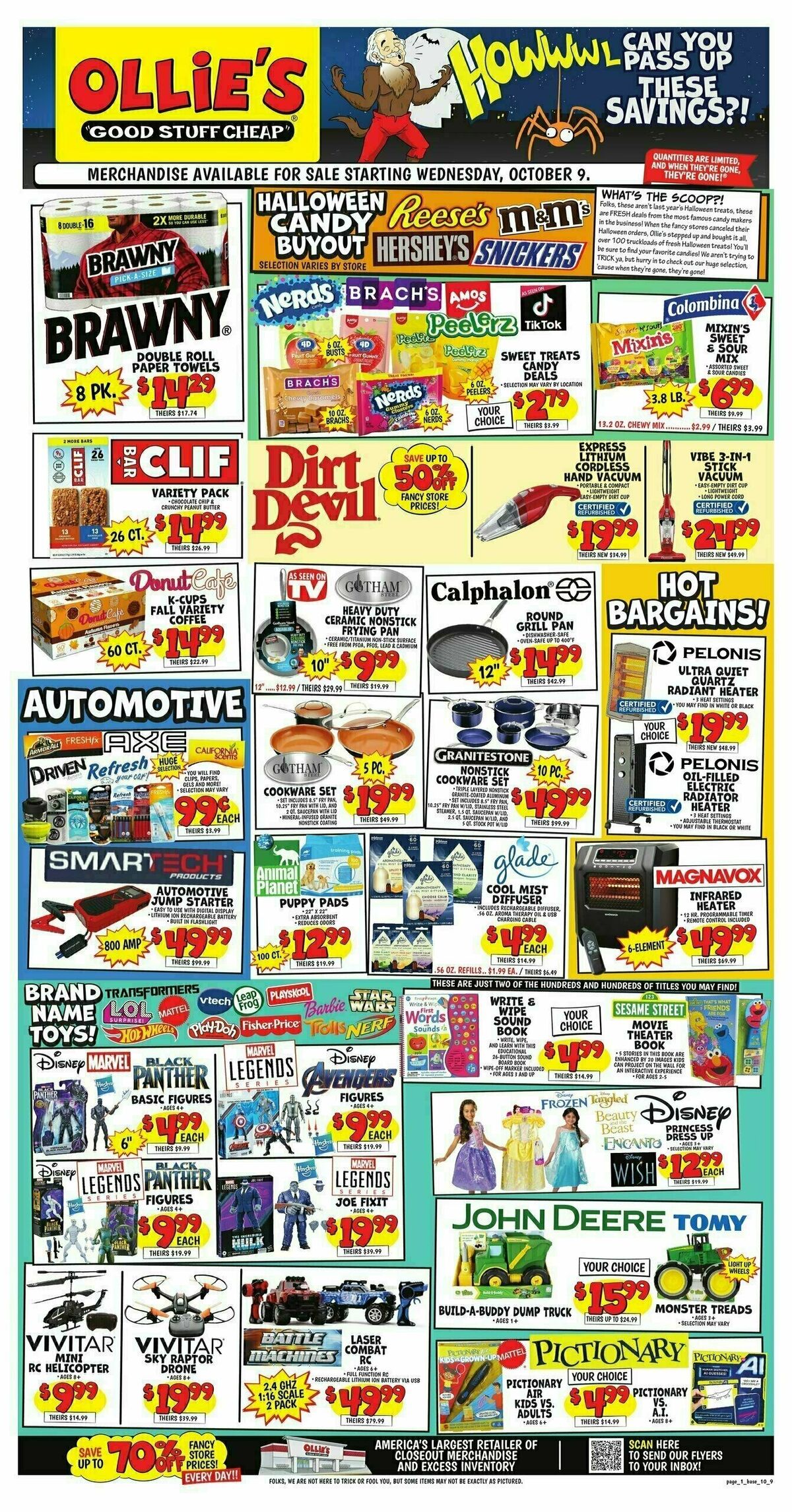 Ollie's Bargain Outlet Weekly Ad from October 9