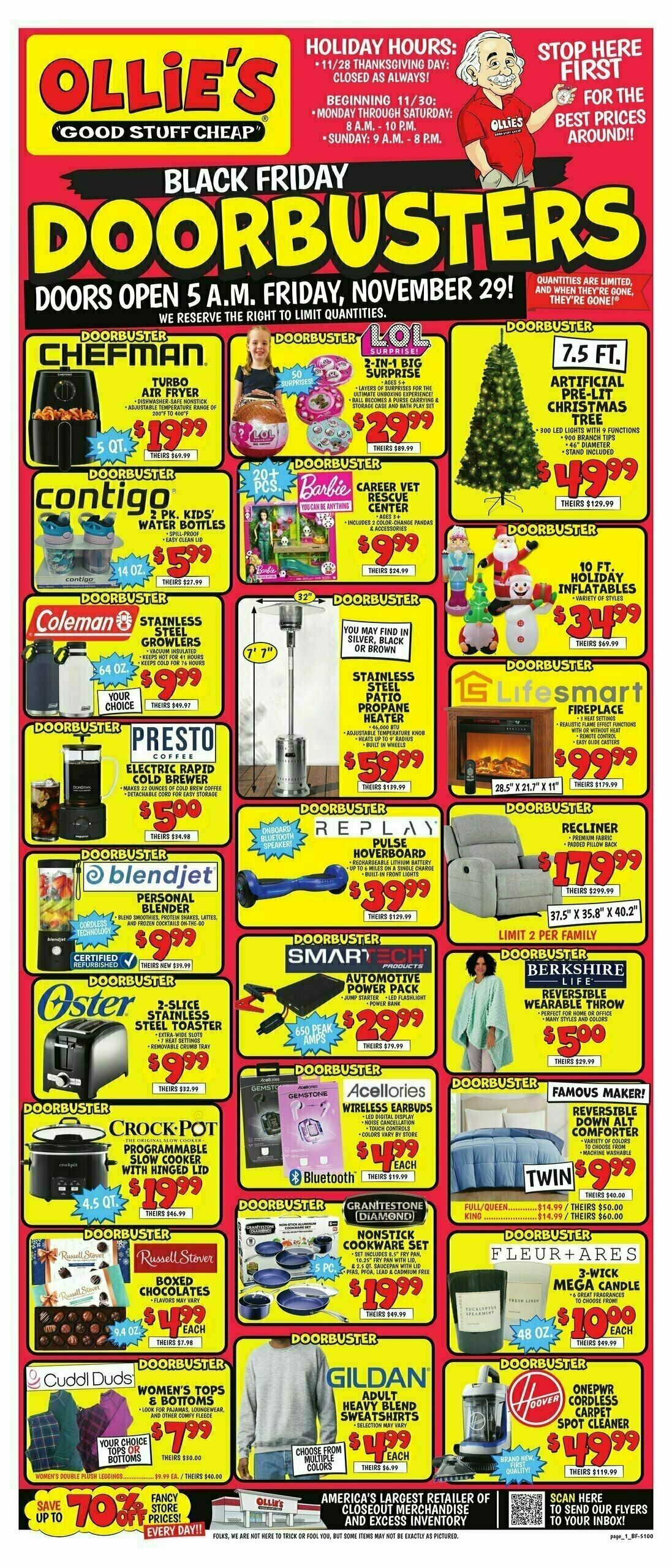 Ollie's Bargain Outlet Weekly Ad from November 29