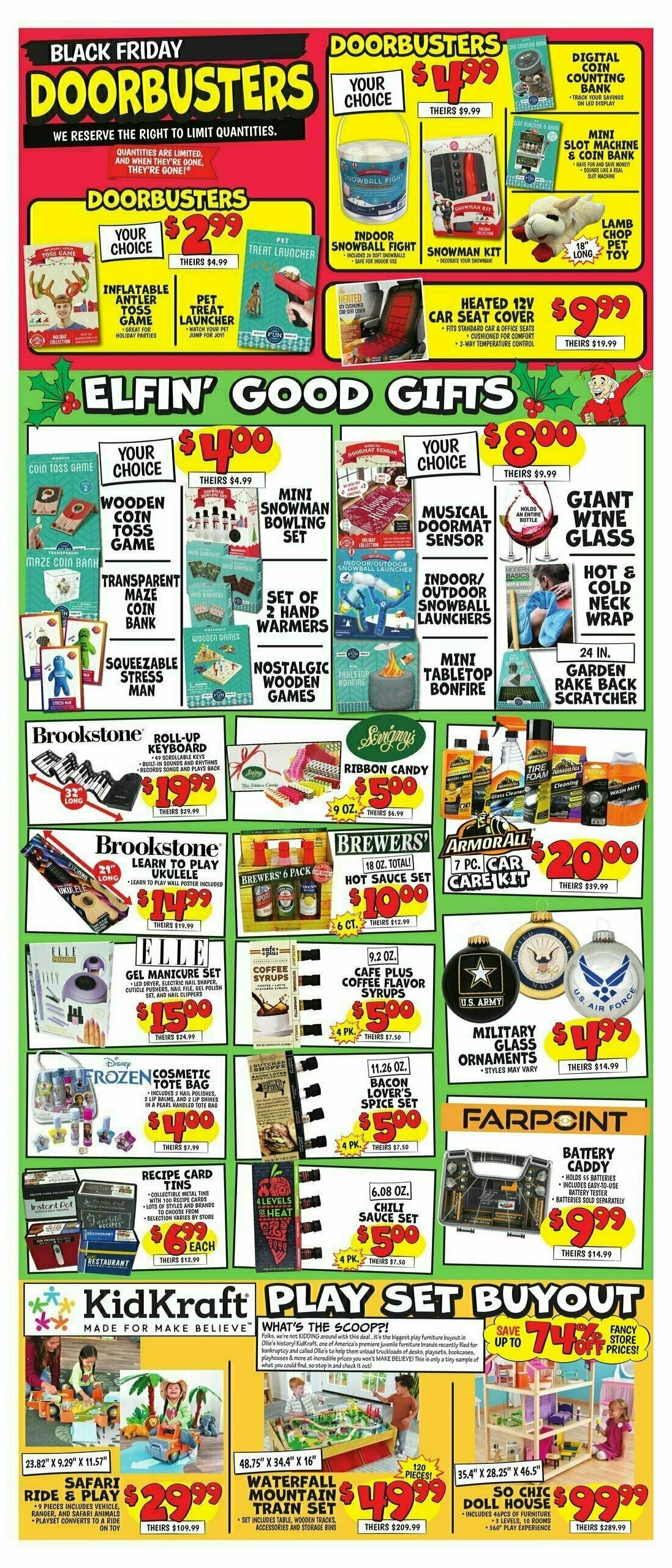 Ollie's Bargain Outlet Weekly Ad from November 29