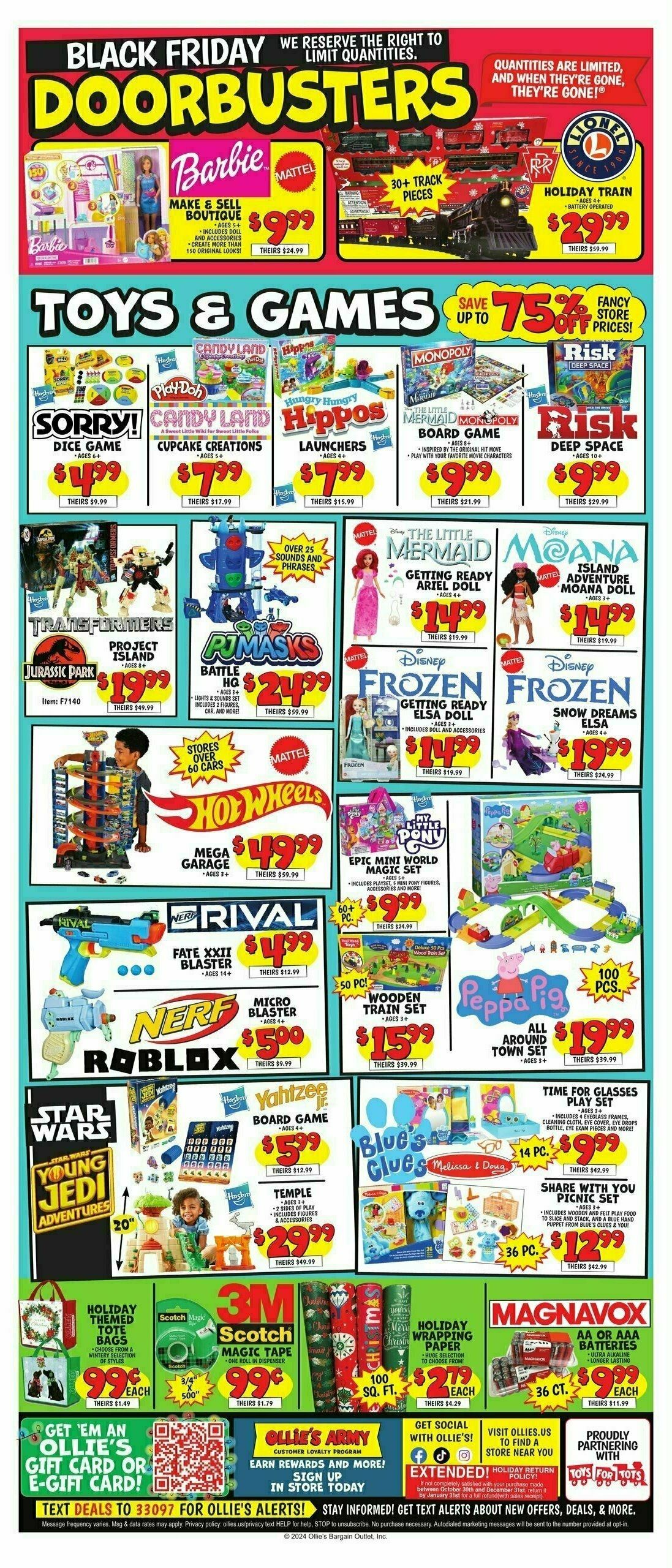 Ollie's Bargain Outlet Weekly Ad from November 29