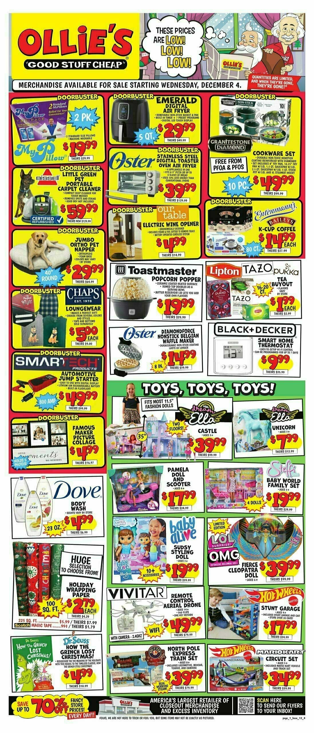 Ollie's Bargain Outlet Weekly Ad from December 5