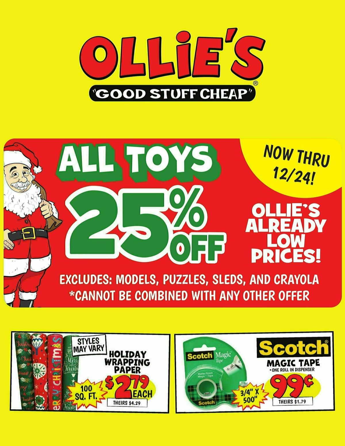 Ollie's Bargain Outlet Weekly Ad from December 20