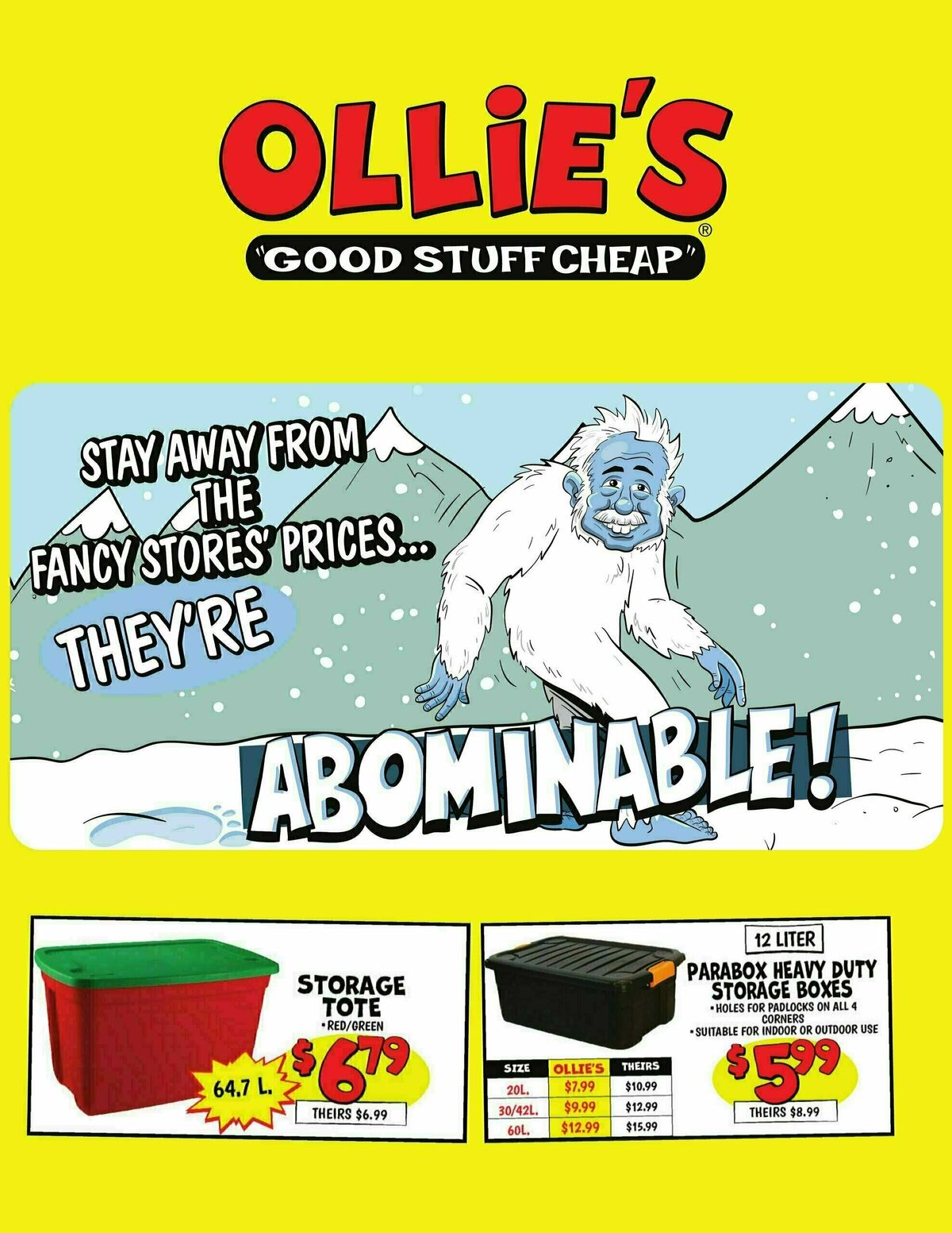 Ollie's Bargain Outlet Weekly Ad from December 29