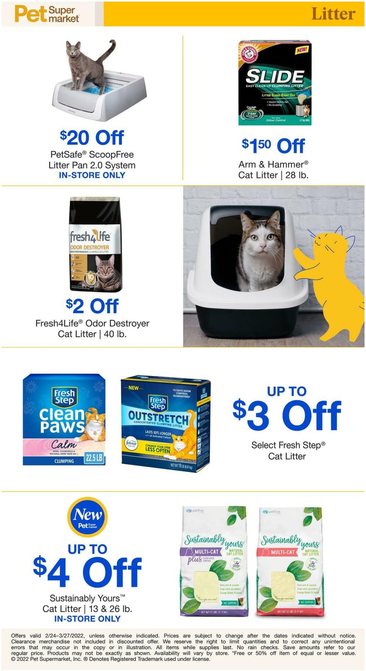 Pet Supermarket Weekly Ad from February 24